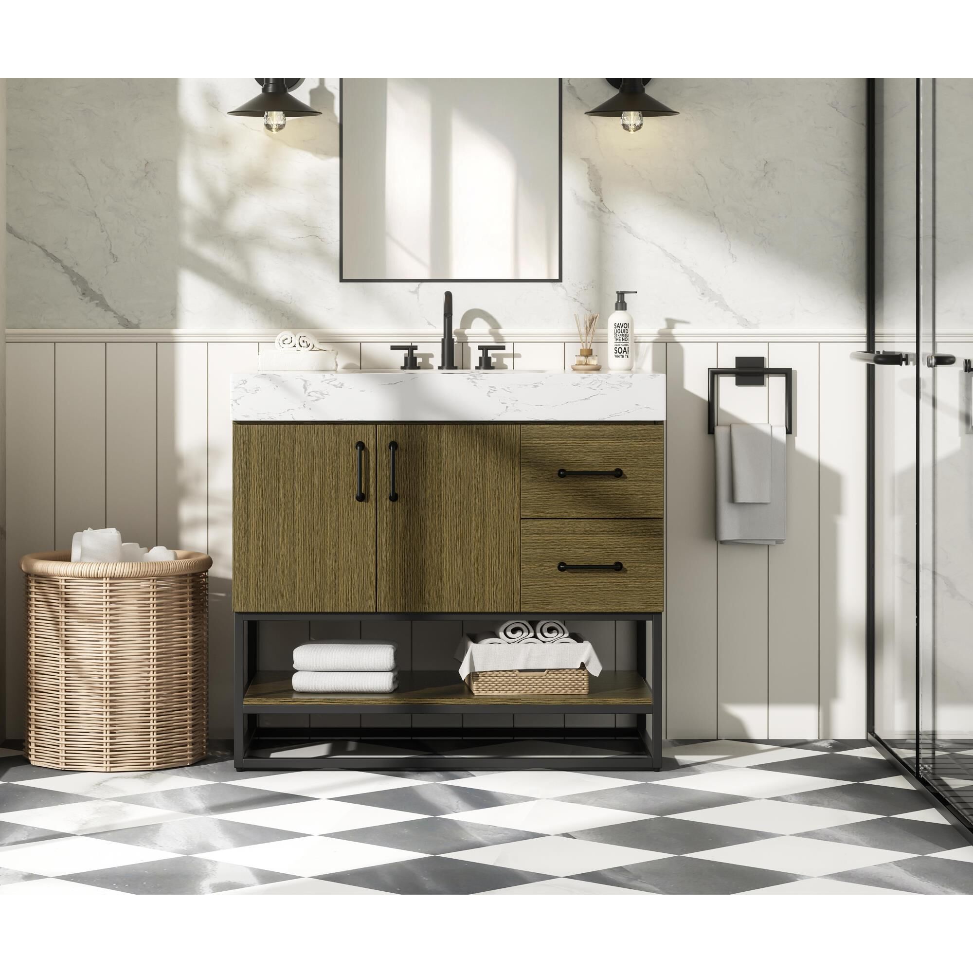 Caroline 36 Inch Bath Vanity by Elegant Dcor