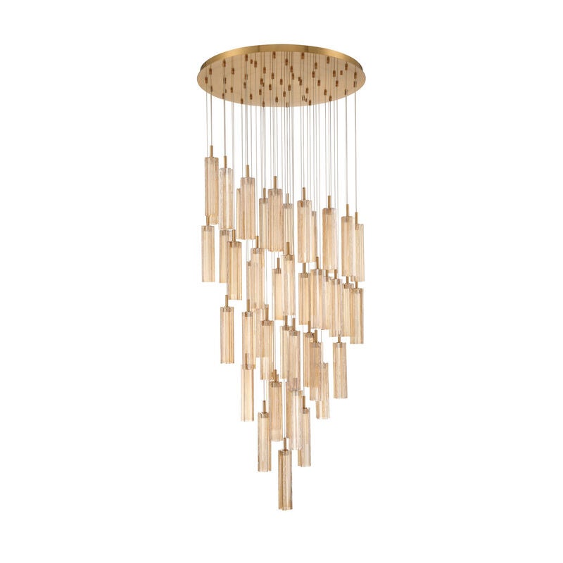 Addis 36 Inch Multi Light Pendant by Crystorama
