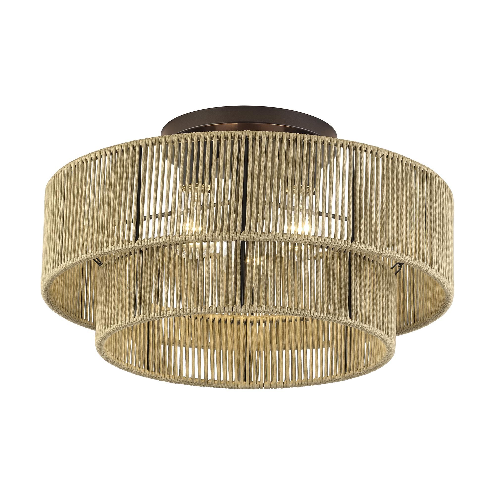 Acordia 18 Inch Semi Flush Mount by Livex Lighting