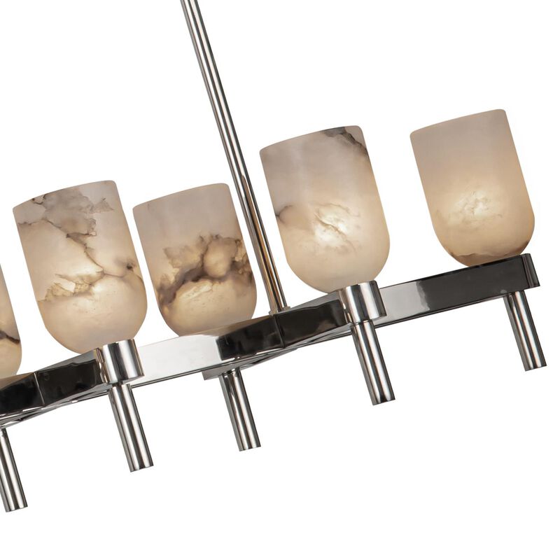 Elisa Carlucci Lucian Medium Linear Chandelier by Alora Lighting