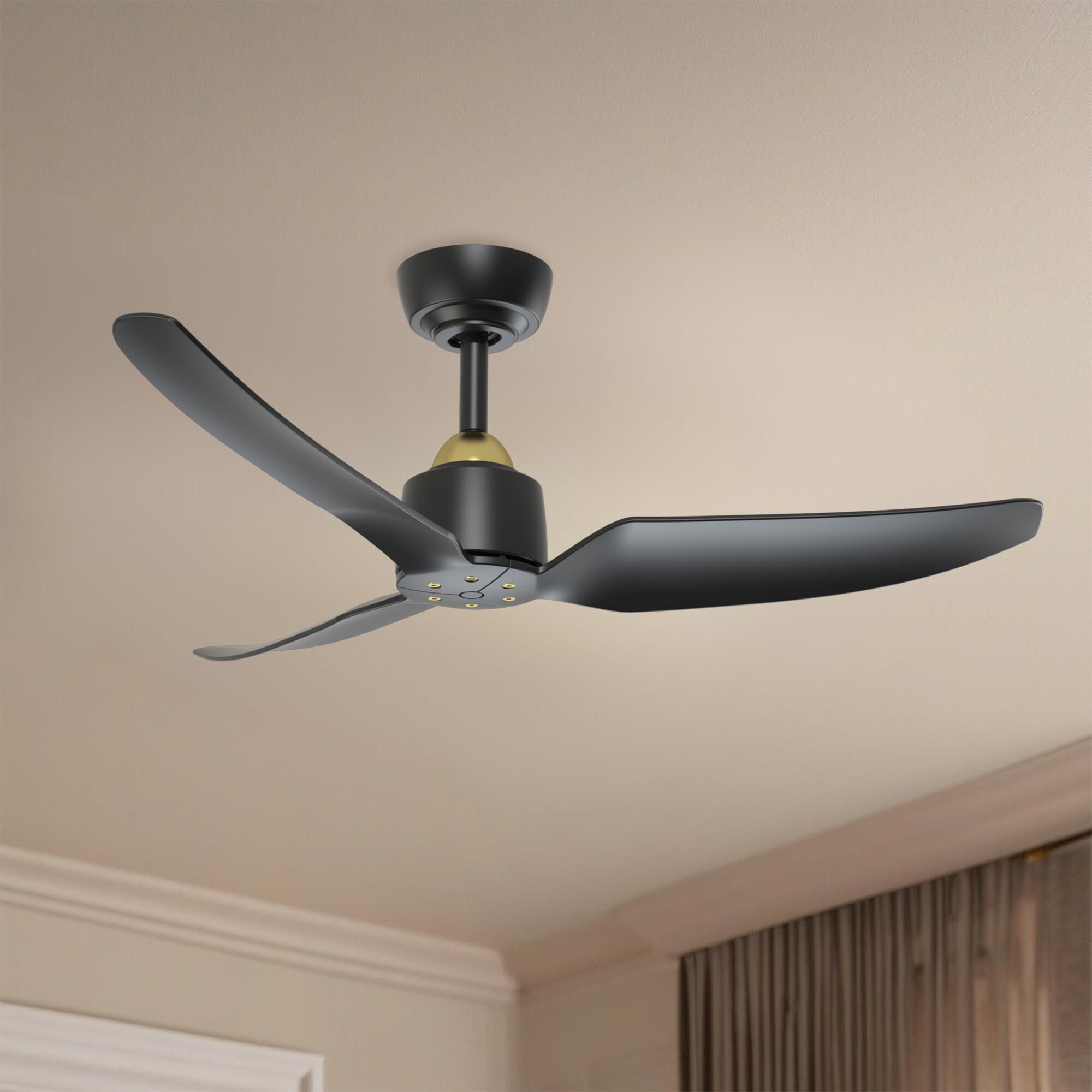 Hugo 42 Inch Flush Mount Fan with Light Kit,