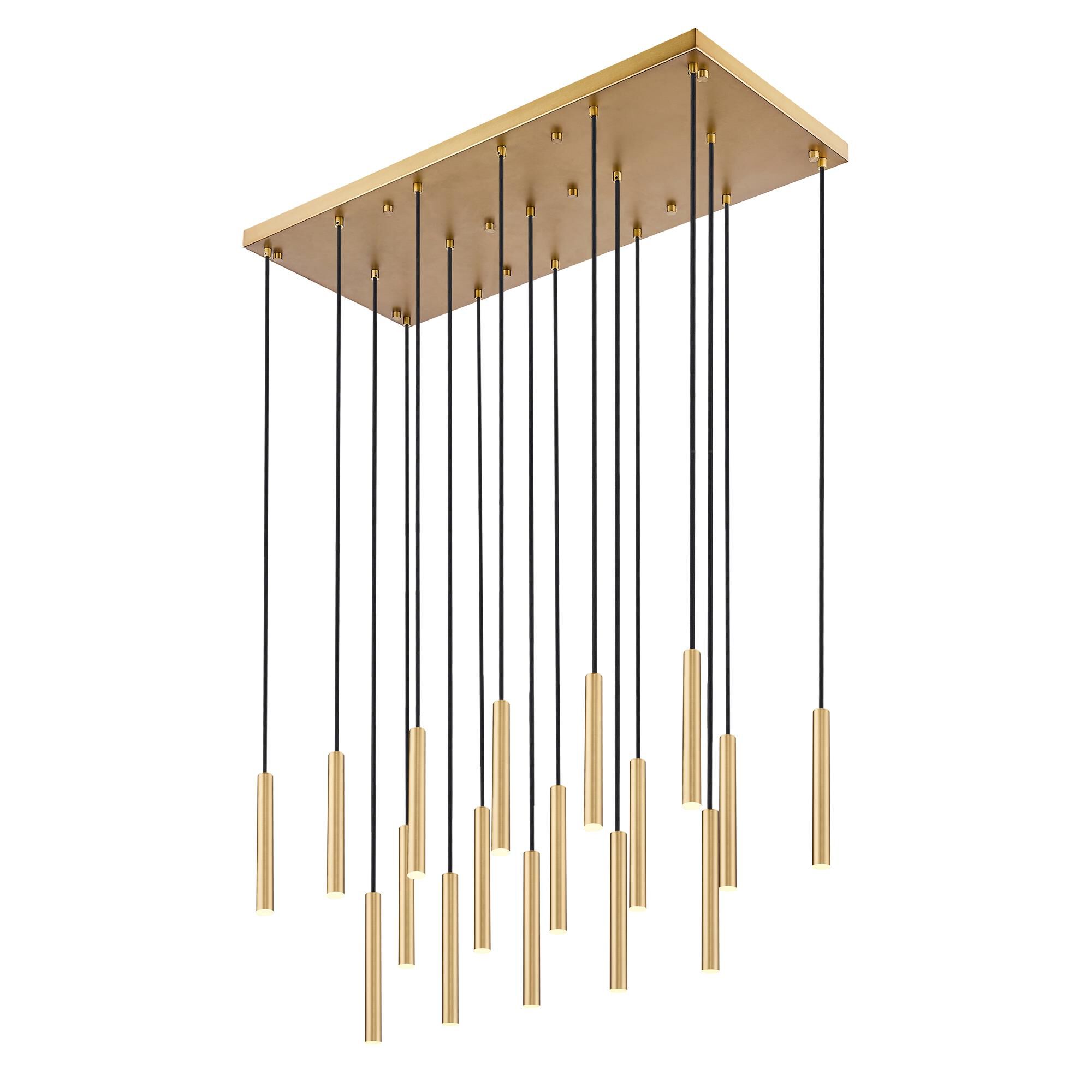 Shown in Modern Gold finish and Modern Gold glass and Modern Gold shade