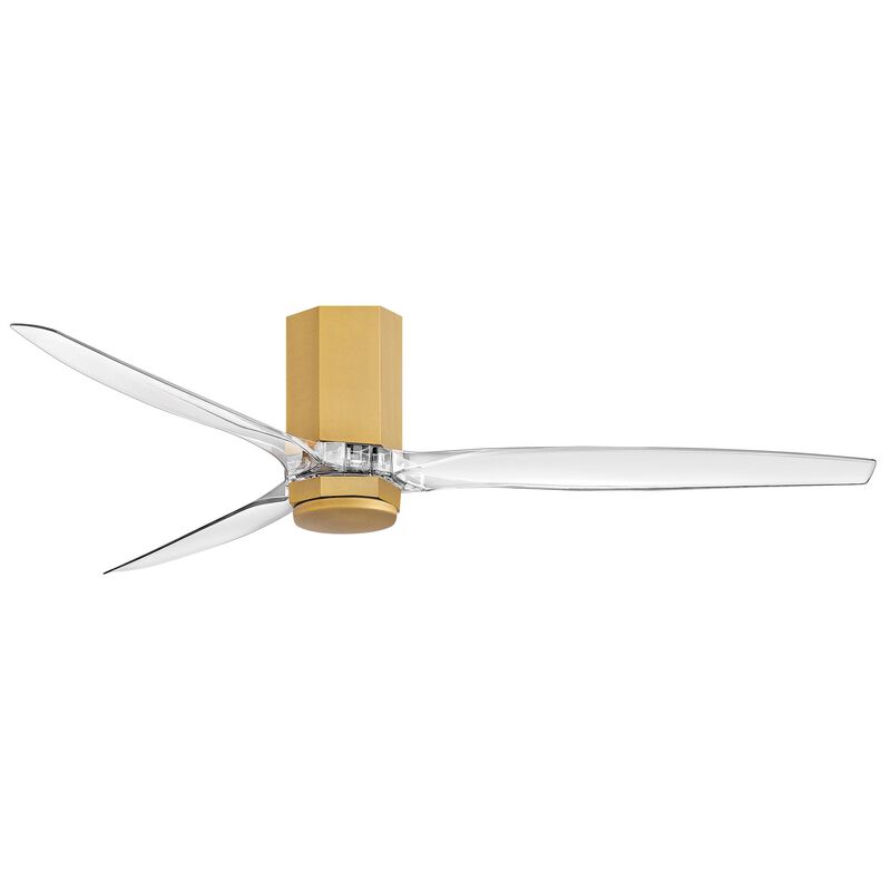 Facet 52 Inch Flush Mount Fan with Light Kit by Hinkley