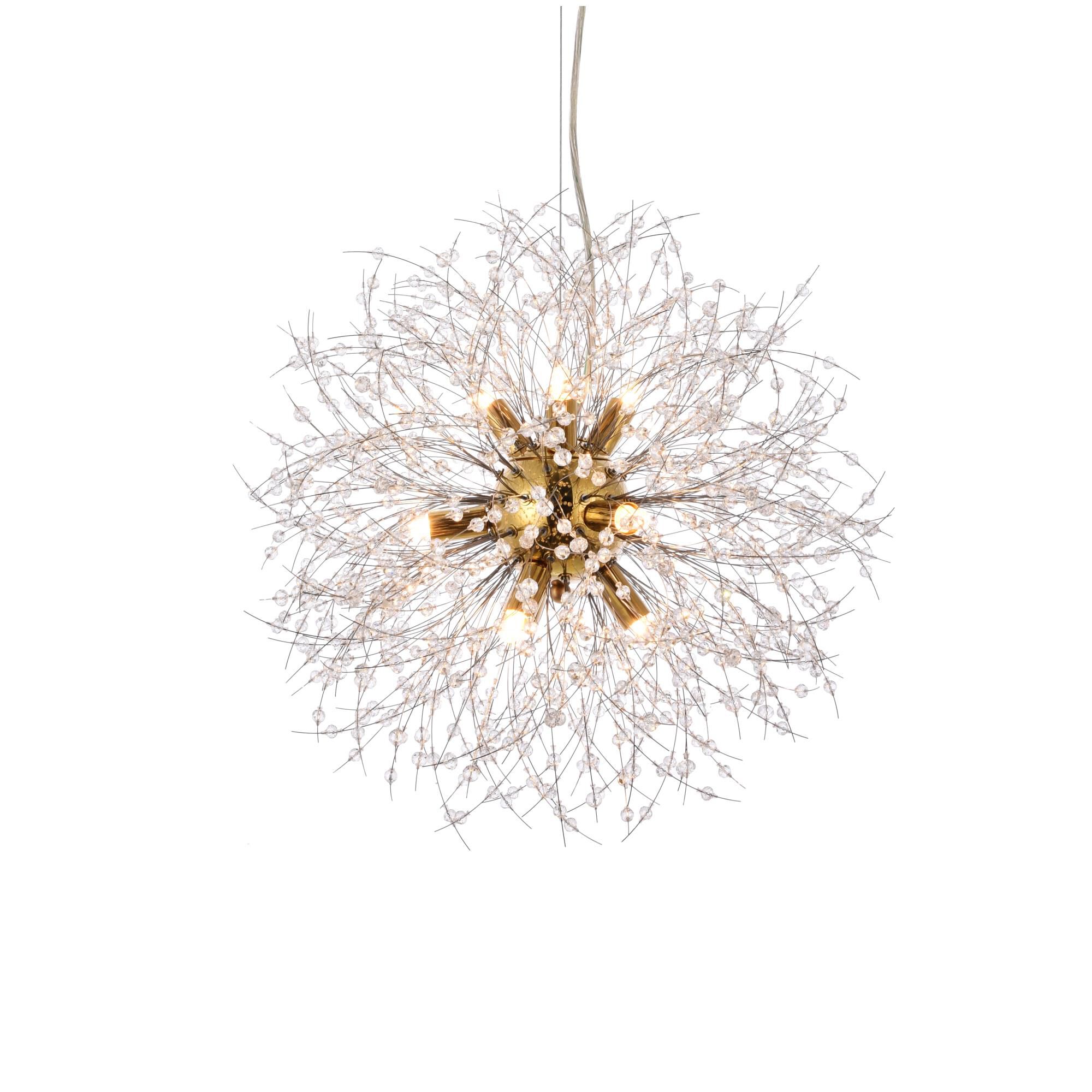 Solace 17 Inch LED Large Pendant by Elegant Lighting