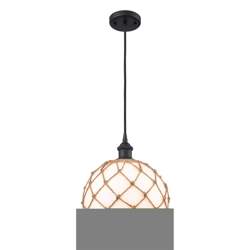 Innovations Lighting Bruno Marashlian Farmhouse Rope 10 Inch Mini Pendant