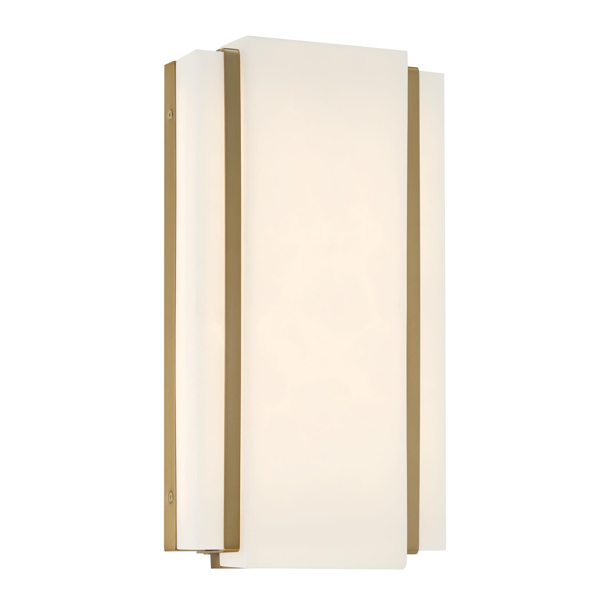 Shown in Soft Brass finish and Faux Alabaster glass