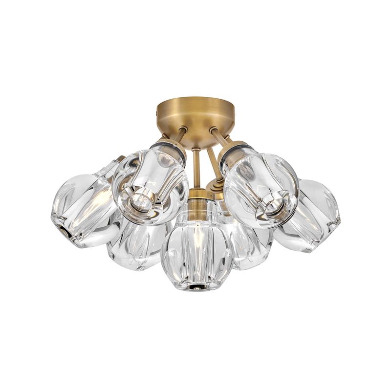 Elise 16 Inch 7 Light Semi Flush Mount by Fredrick Ramond