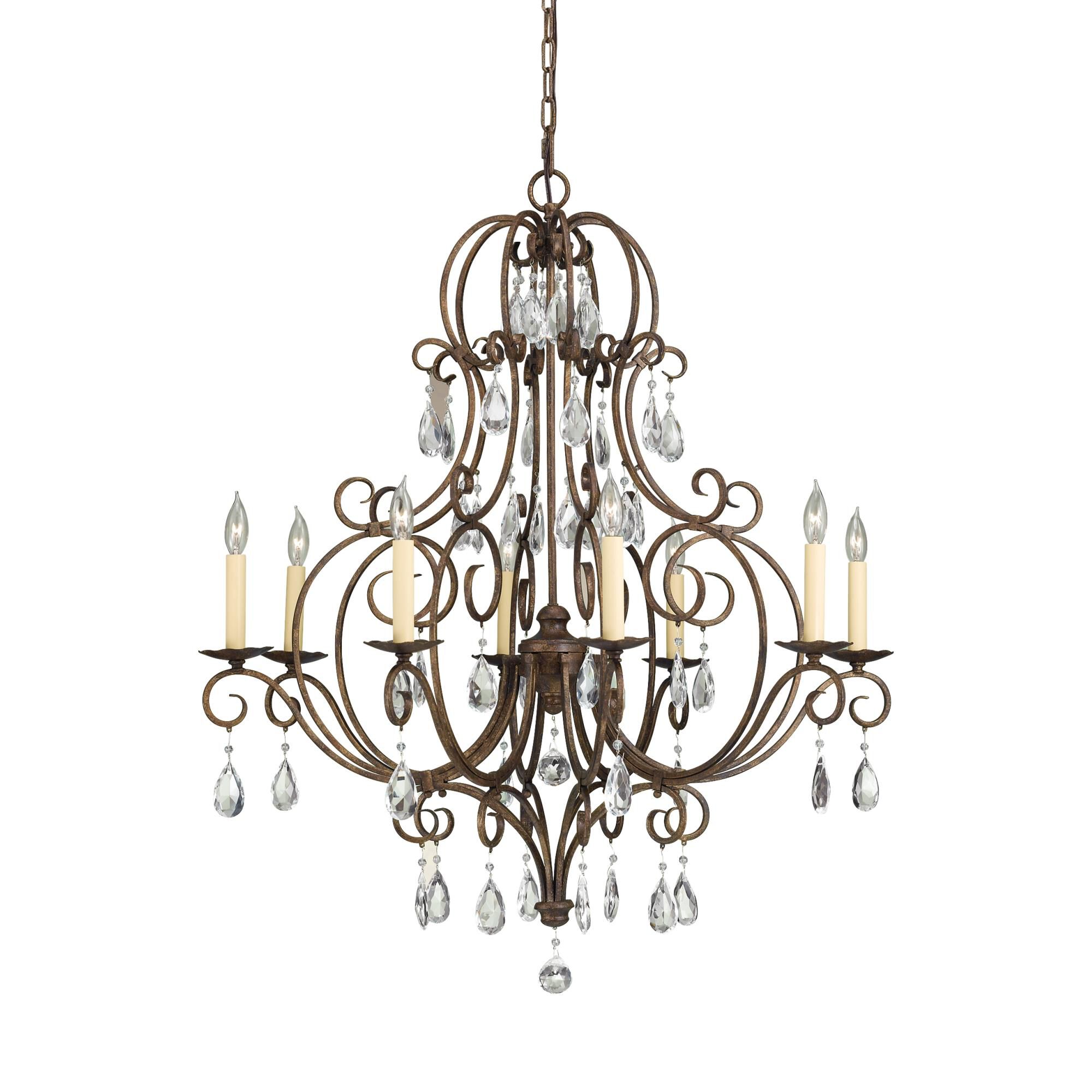 Chateau 32 Inch 8 Light Chandelier by Generation Lighting