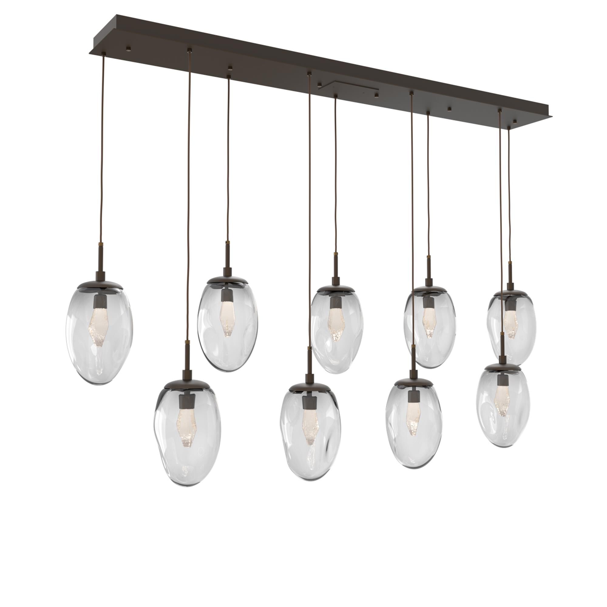 Levi Wilson Nebula 70 Inch 9 Light LED Linear Suspension Light by Hammerton Studio
