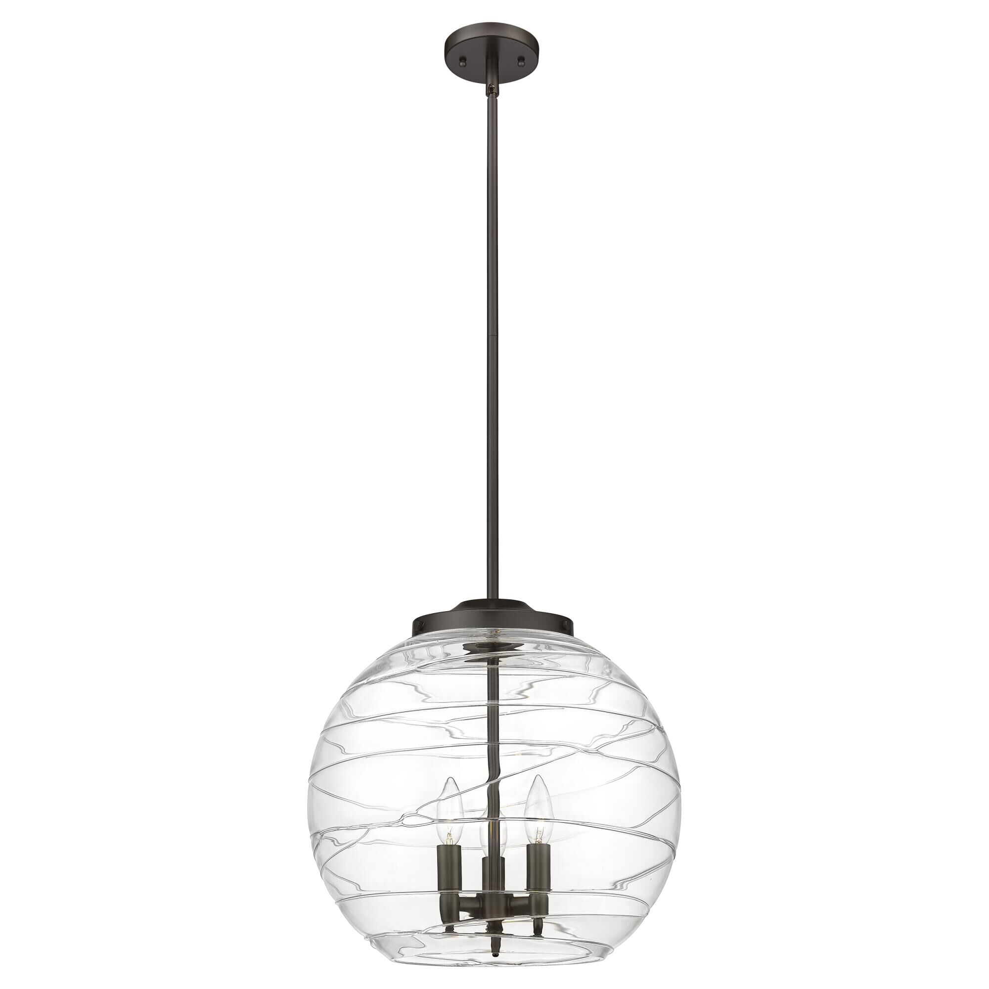 Bruno Marashlian Athens Deco Swirl 16 Inch Large Pendant by Innovations Lighting