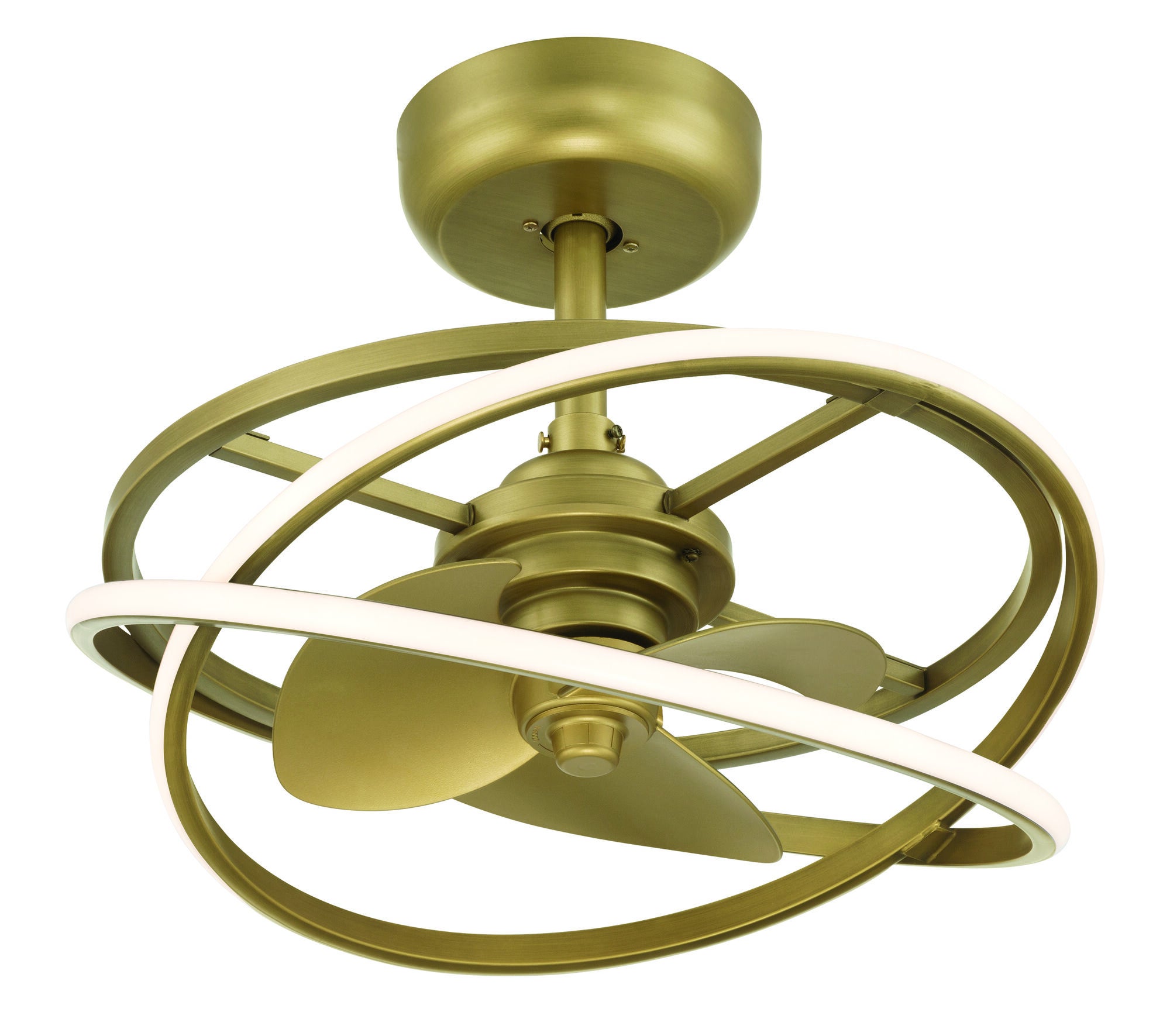 Cirro 20 Inch Chandelier Ceiling Fan with Light Kit,