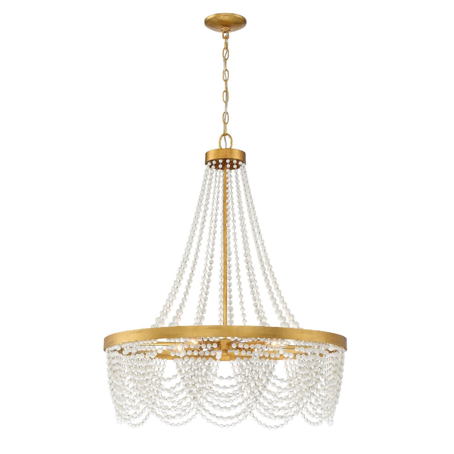 Fiona 27 Inch 4 Light Chandelier by Crystorama