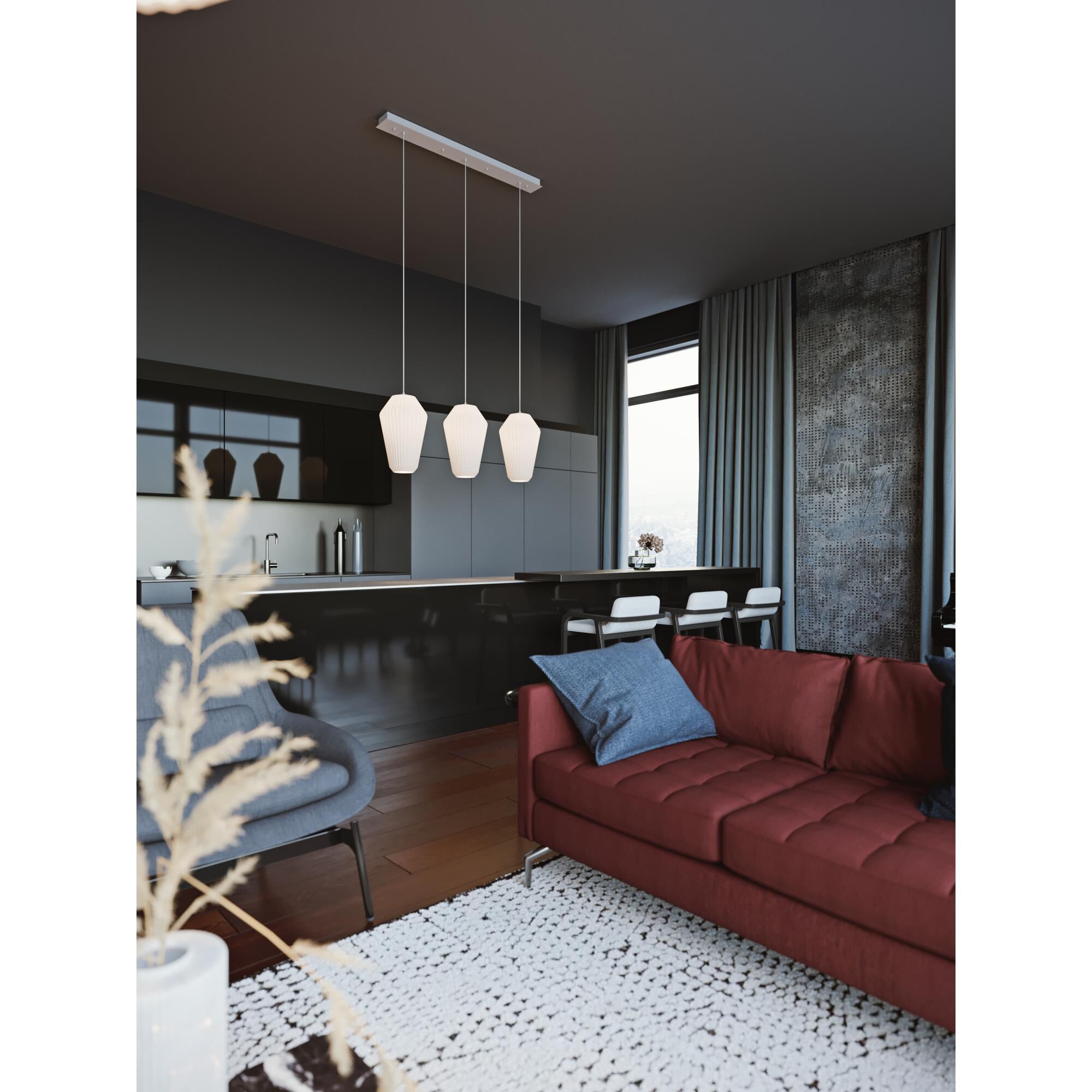 Lola 24 Inch 3 Light Multi Light Pendant by AFX Lighting