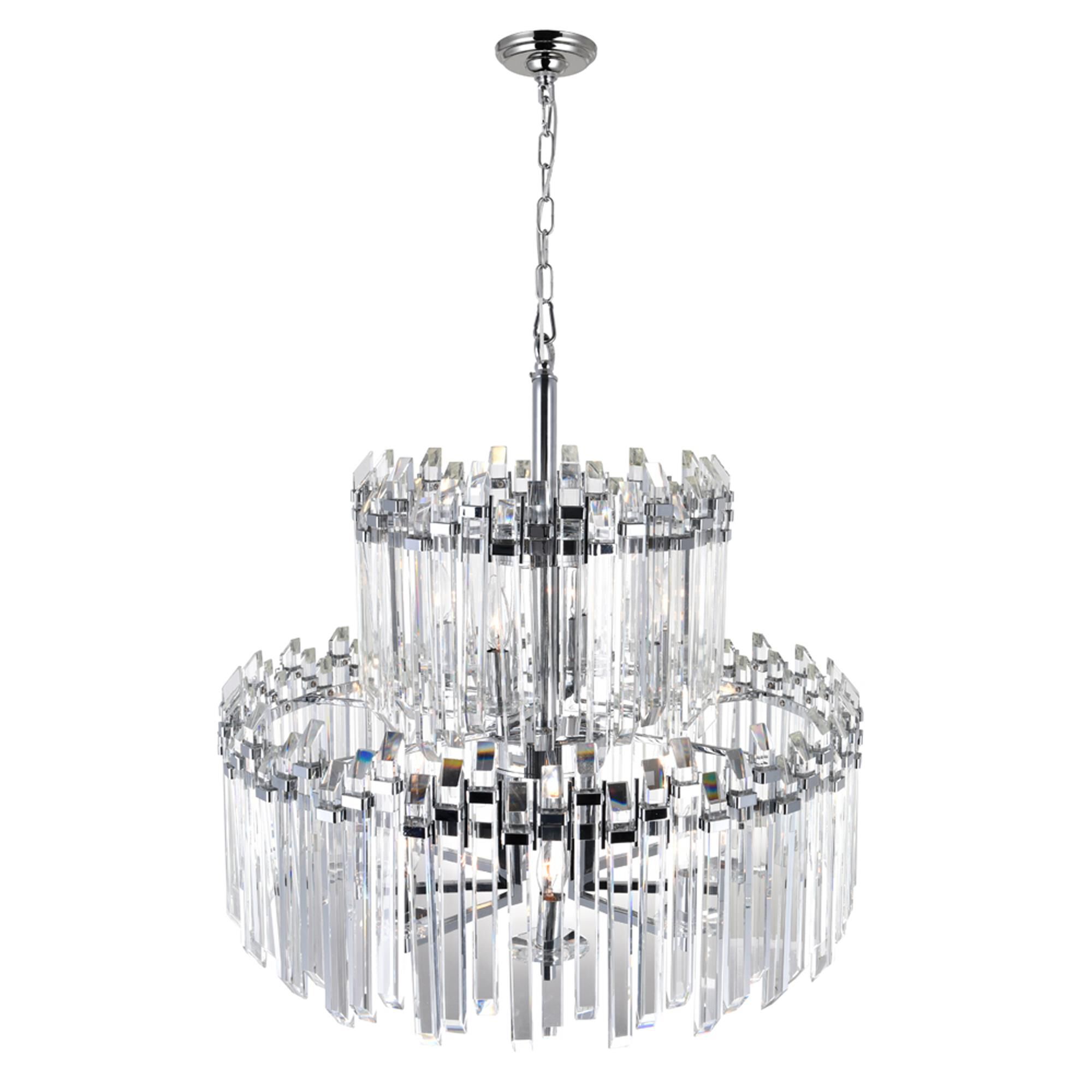 Henrietta 28 Inch 12 Light Chandelier by CWI Lighting