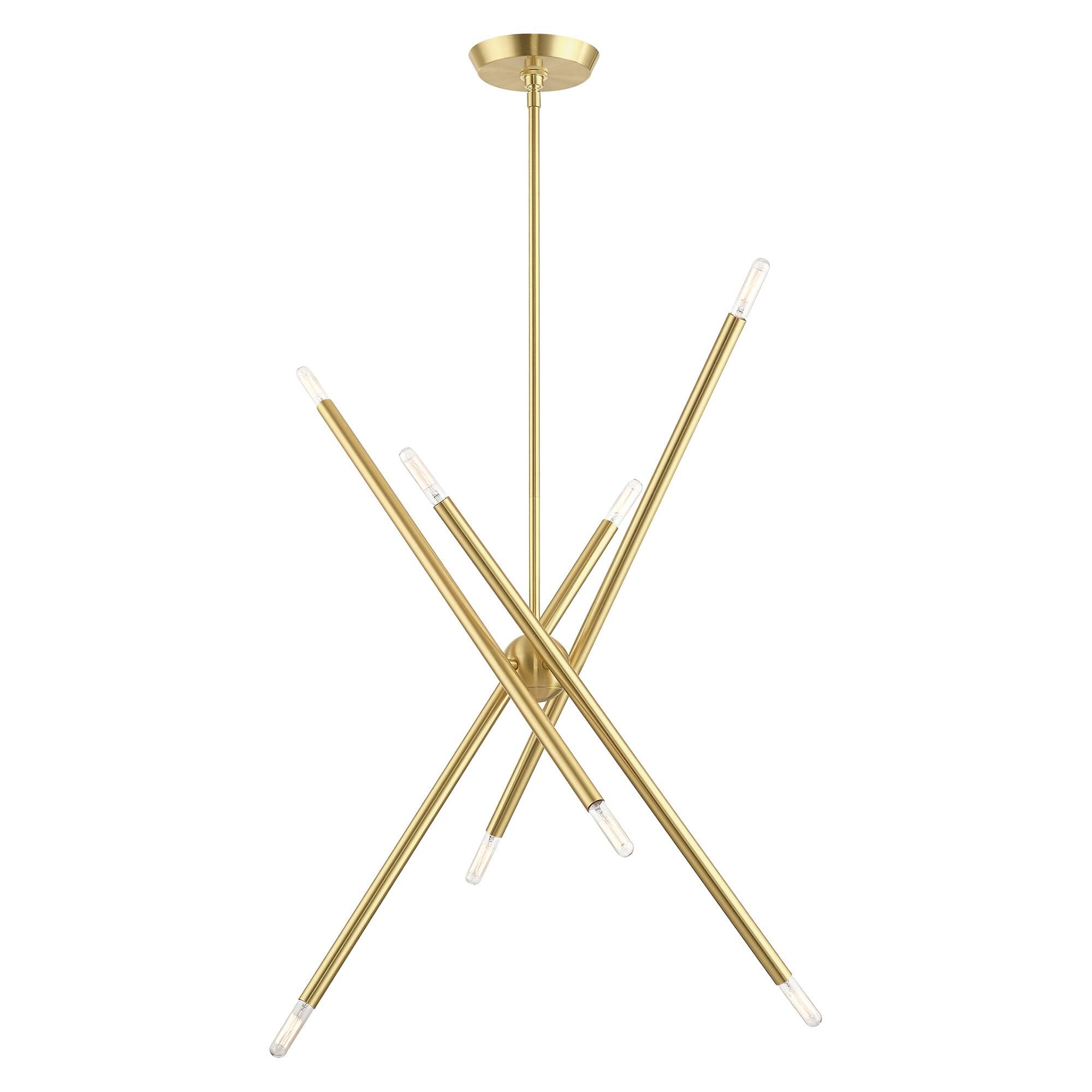 Soho 31 Inch 8 Light Linear Suspension Light by Livex Lighting