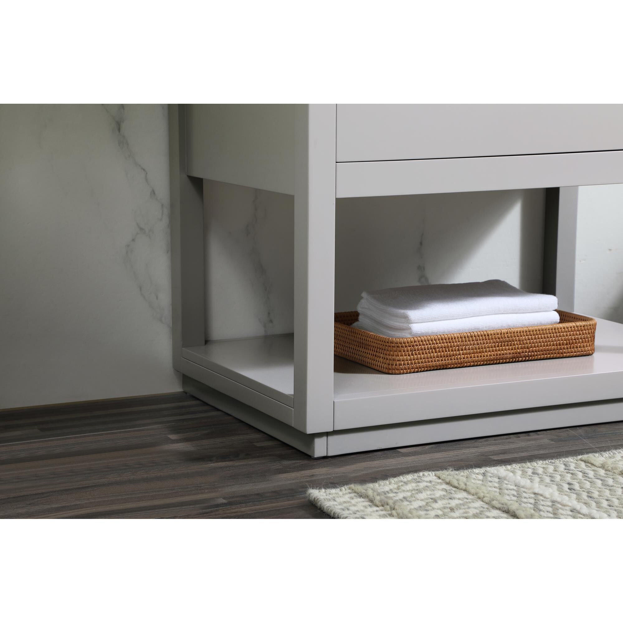 Shown in Grey finish