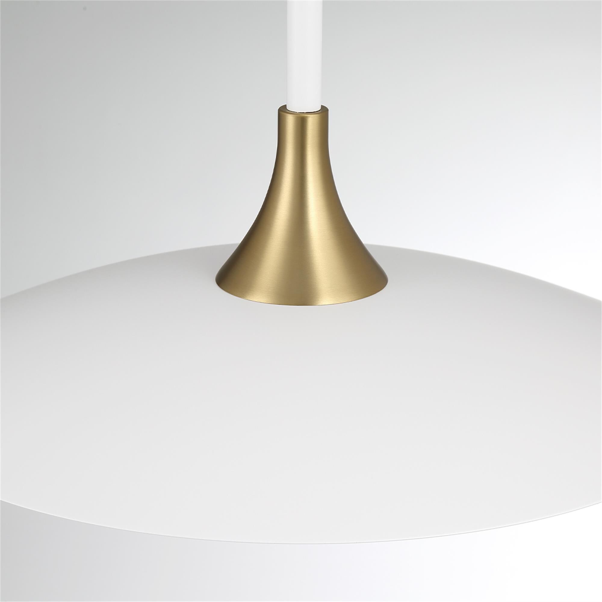 Shown in White and Black finish