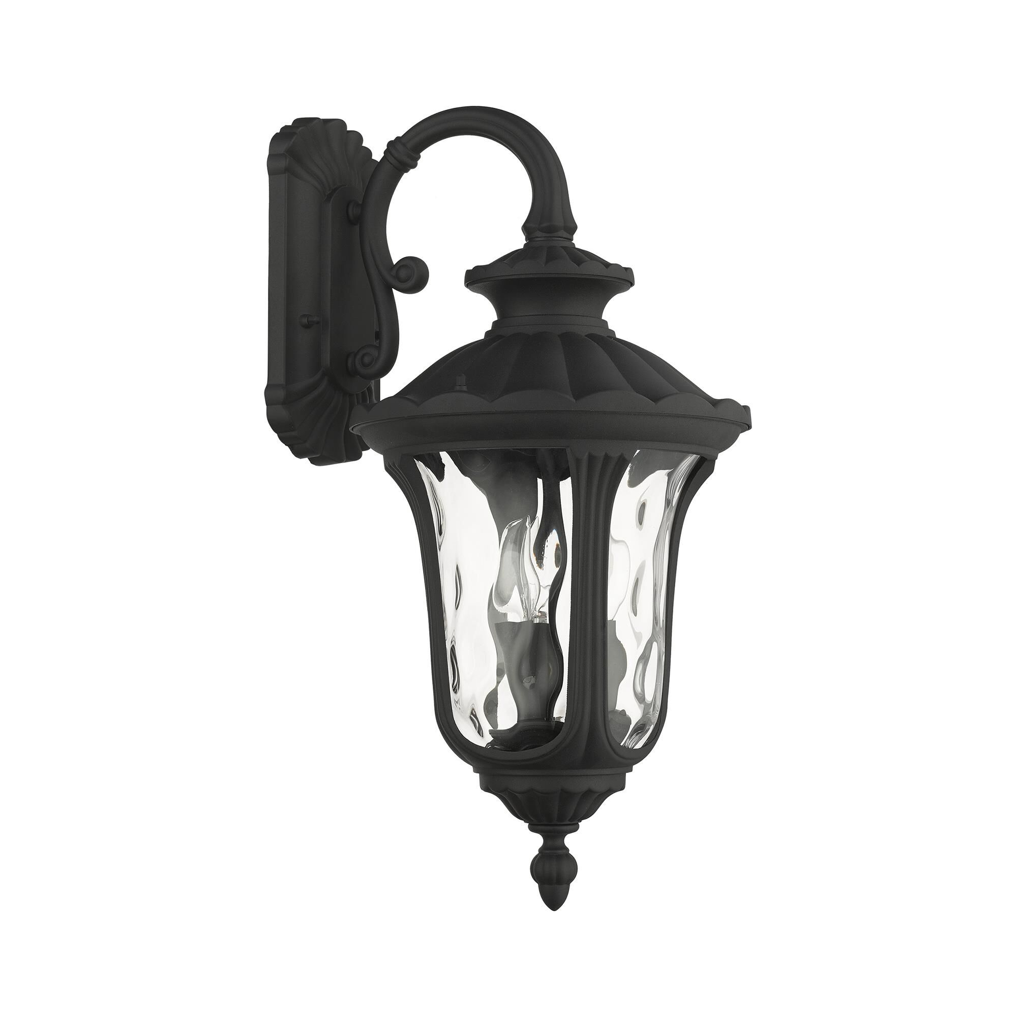 Oxford 22 Inch Tall 3 Light Outdoor Wall Light by Livex Lighting