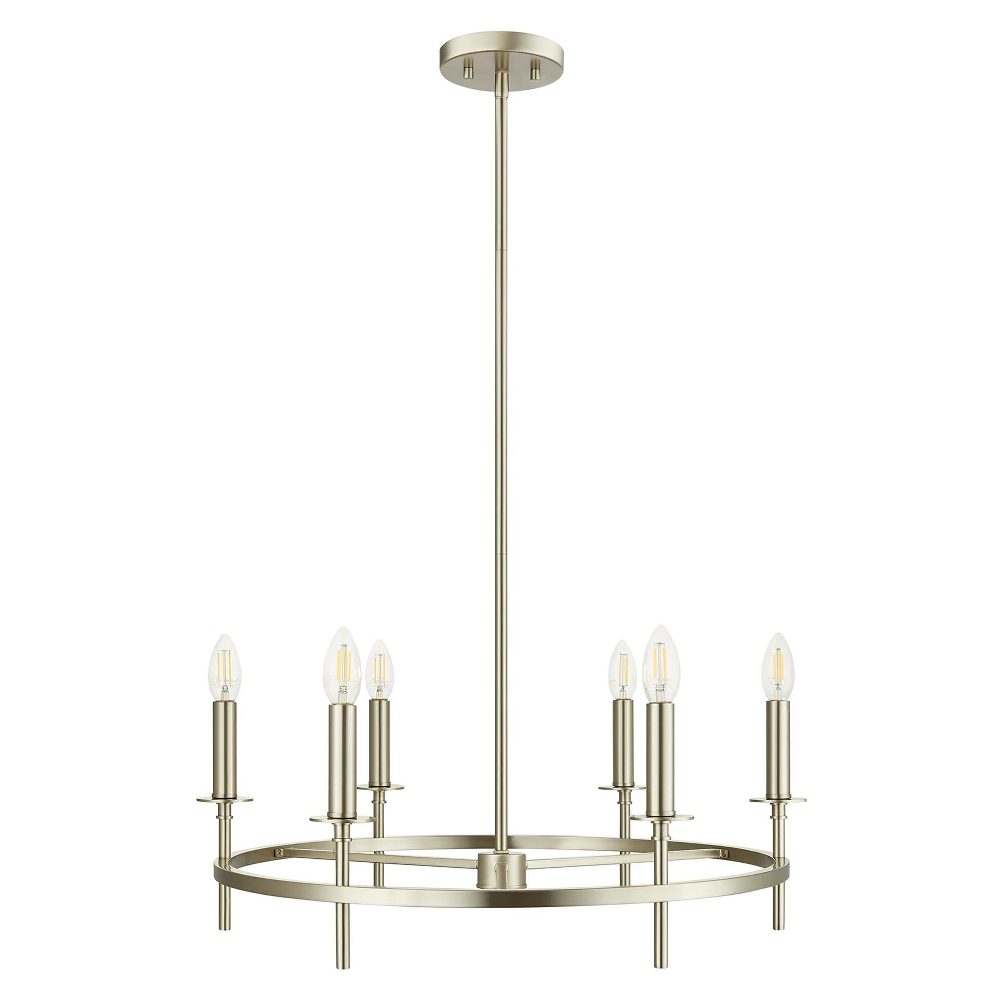 Shown in Brushed Nickel finish