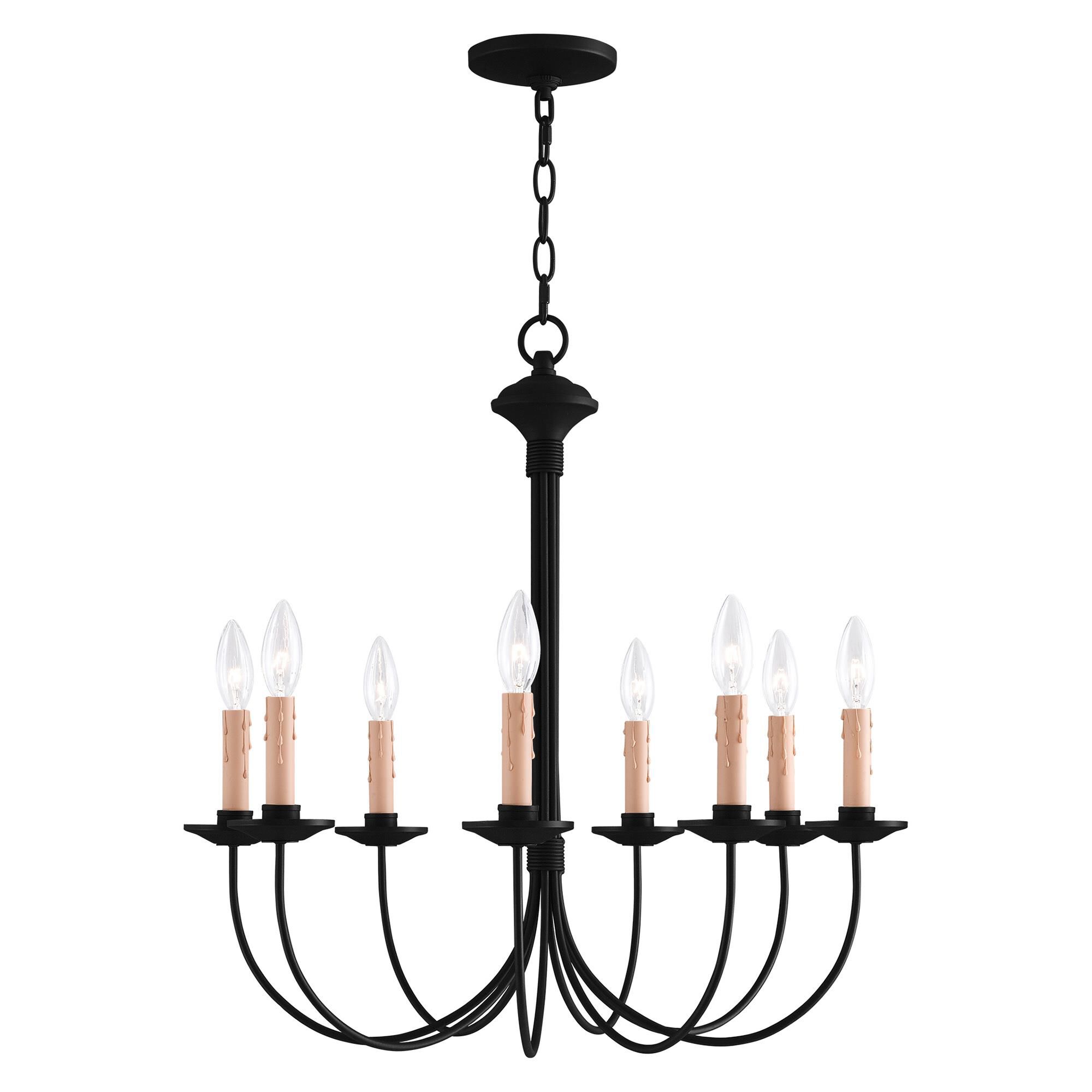 Heritage 26 Inch 8 Light Chandelier by Livex Lighting