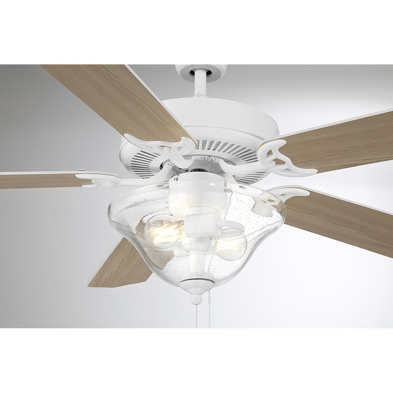 52 Inch Ceiling Fan with Light Kit by Meridian Lighting