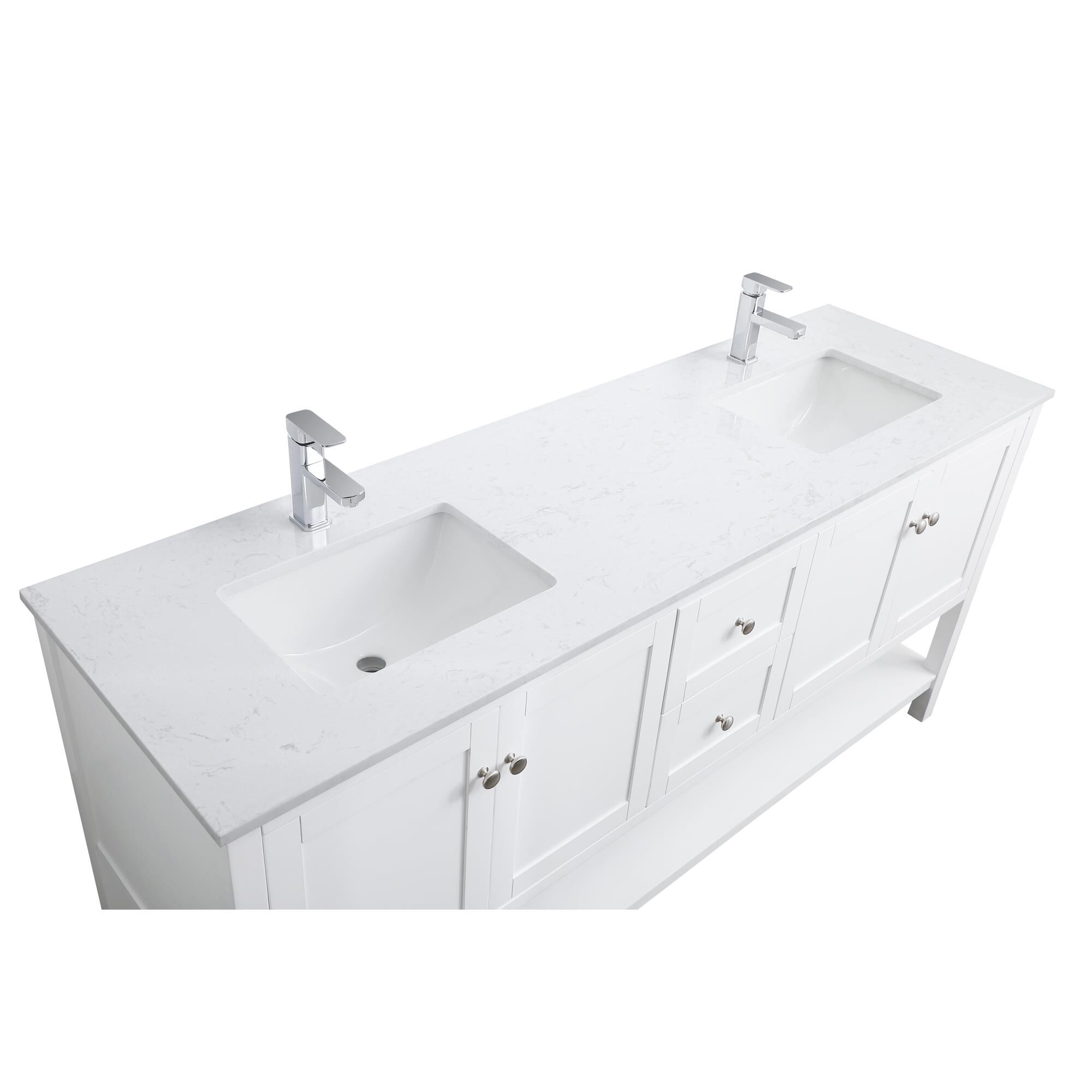 Shown in White finish