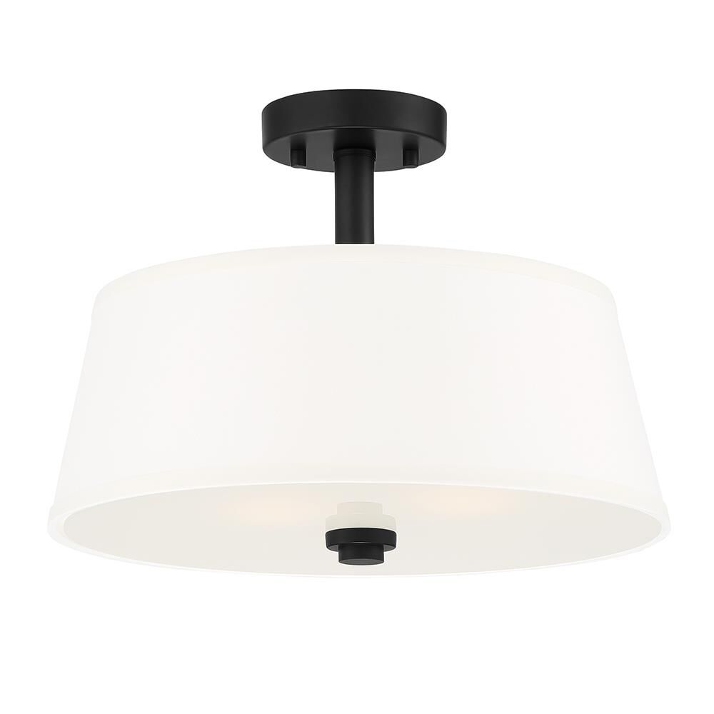 Studio 15 Inch 2 Light Semi Flush Mount by Designers Fountain