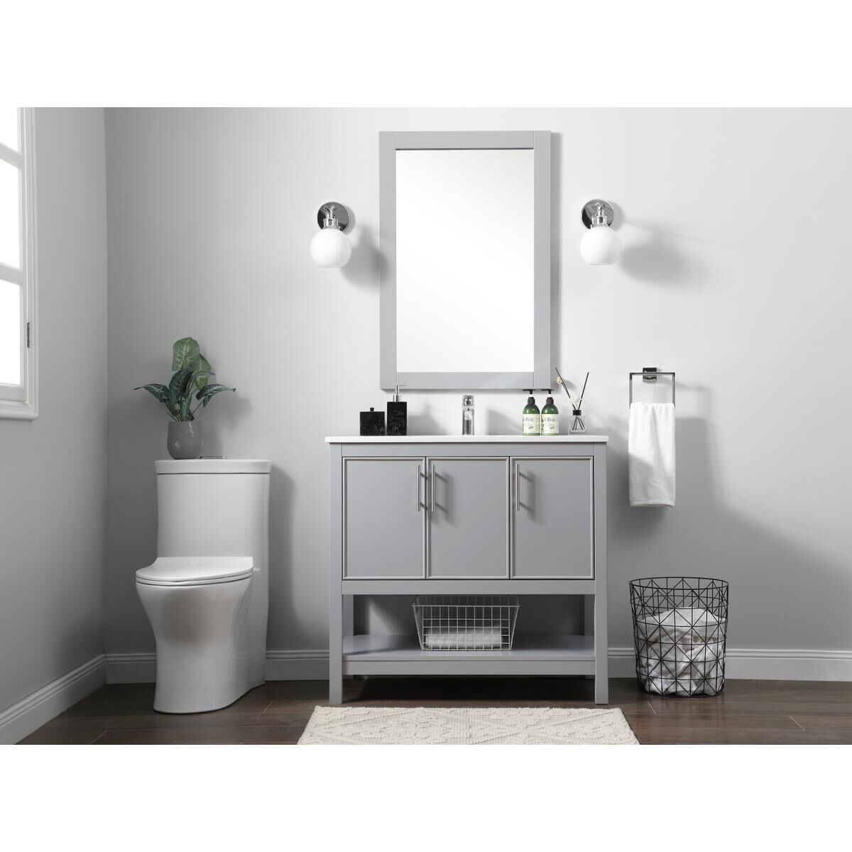 Everett 36 Inch Bath Vanity by Elegant Decor