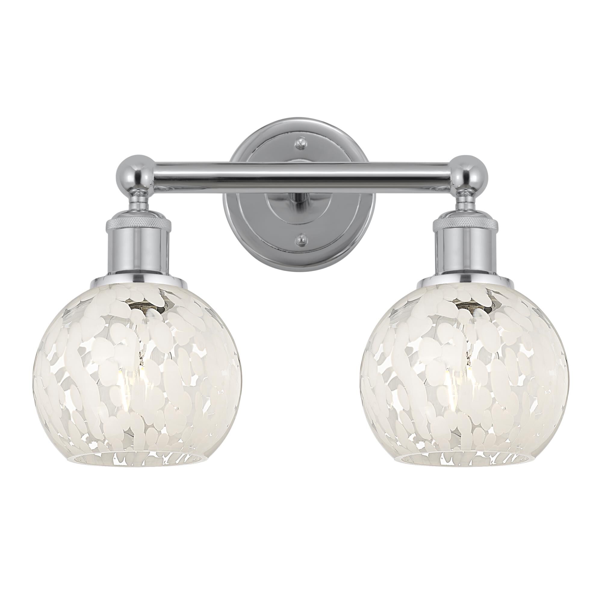 Bruno Marashlian White Mouchette 15 Inch Bath Vanity Light by Innovations Lighting