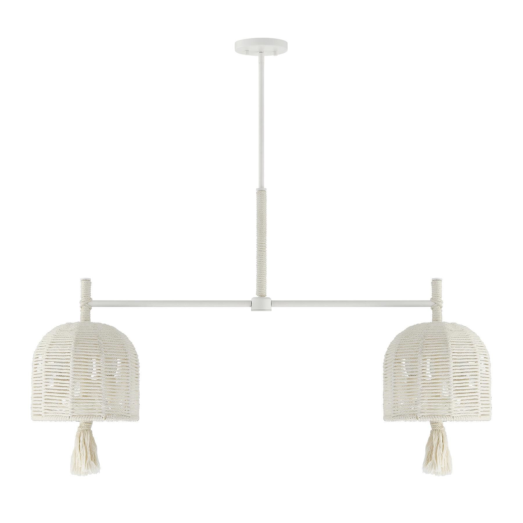 Shown in Cotton finish and White Cotton String shade