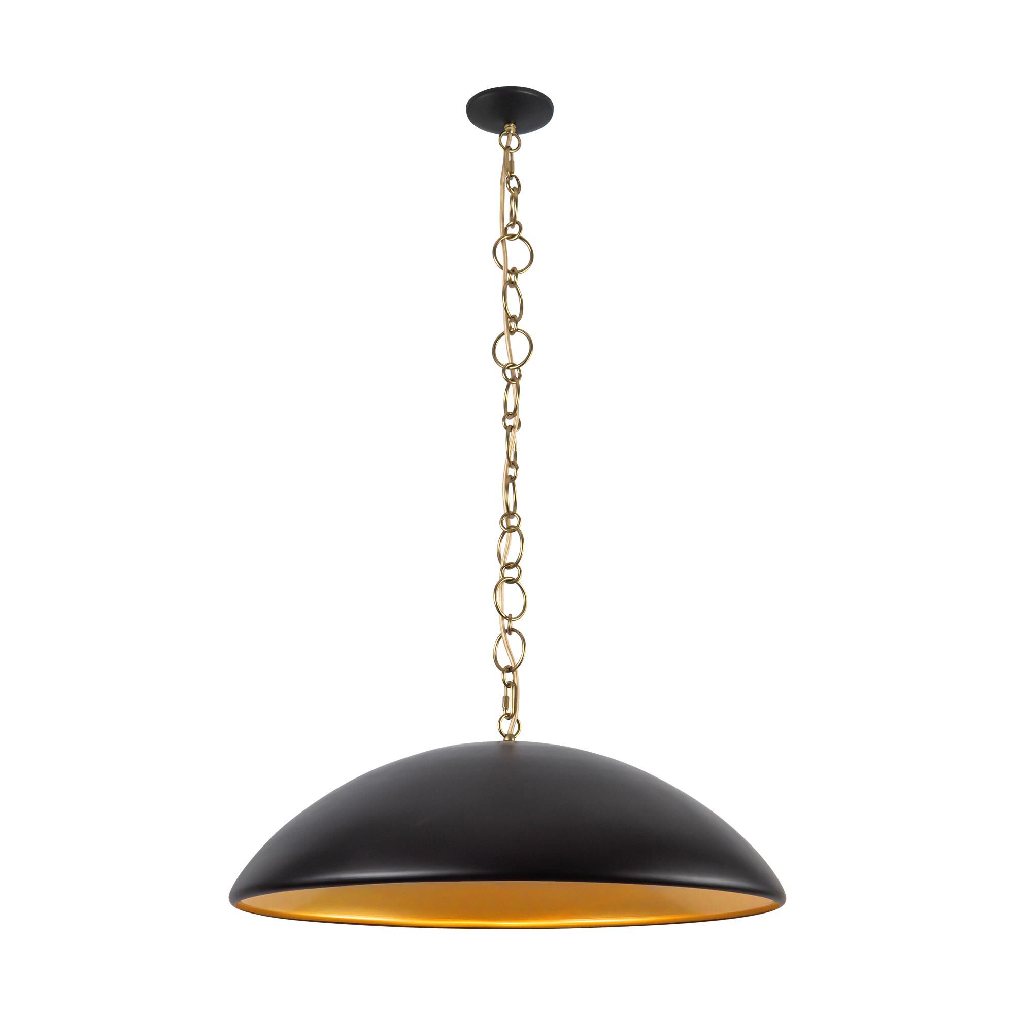 Shown in Matte Black finish and Steel shade