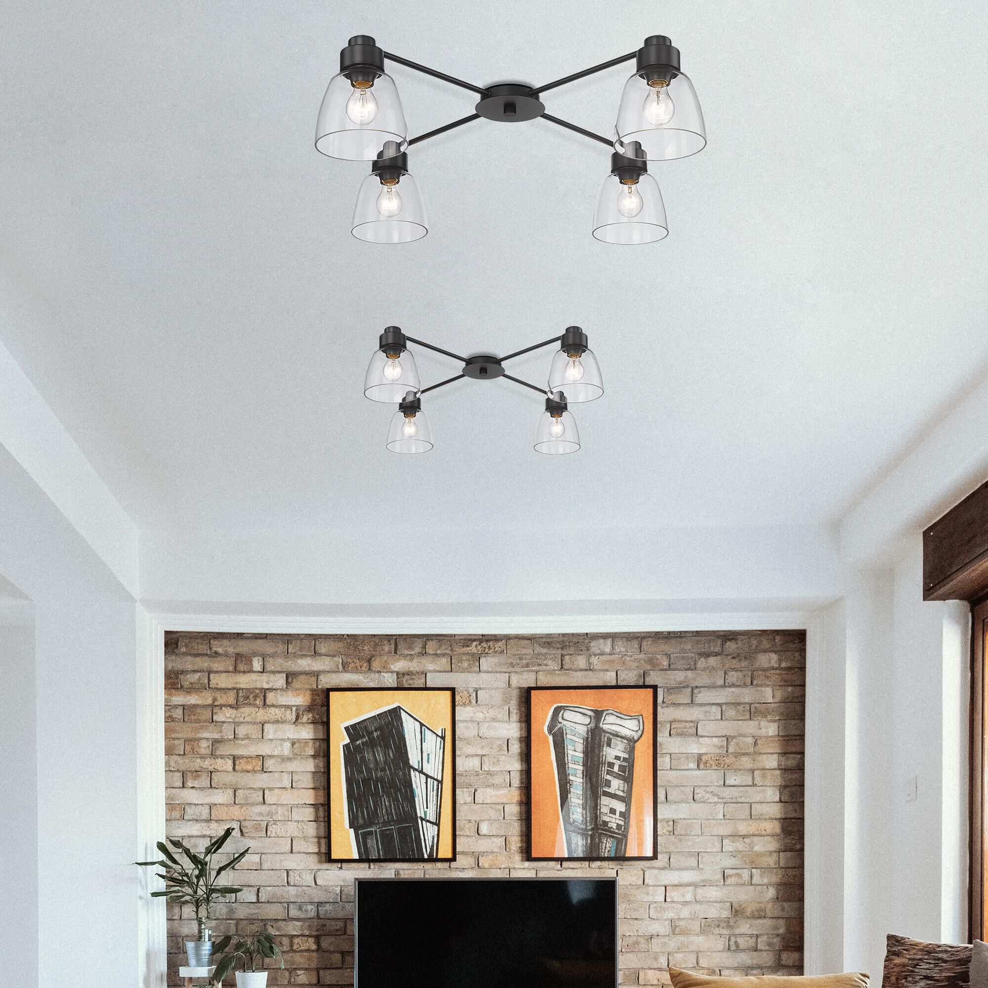 Remy 36 Inch Flush Mount by Golden Lighting