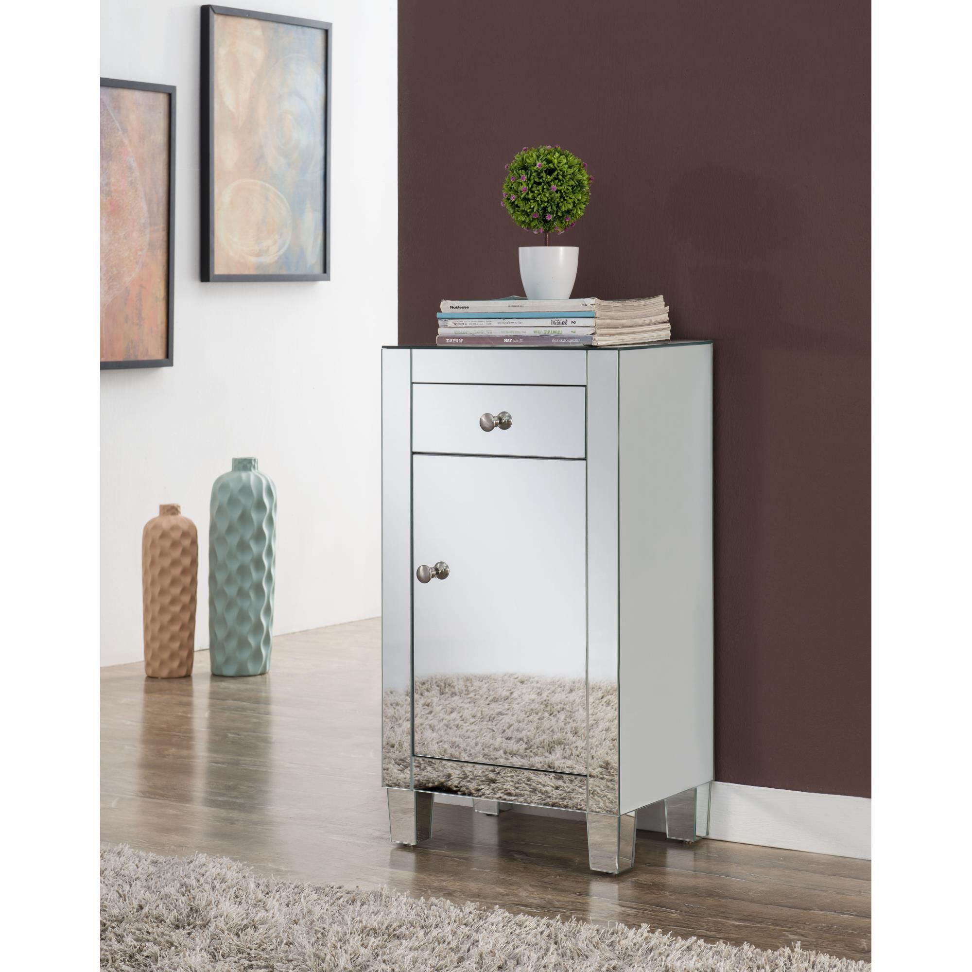 Contempo Storage Cabinet by Elegant Decor