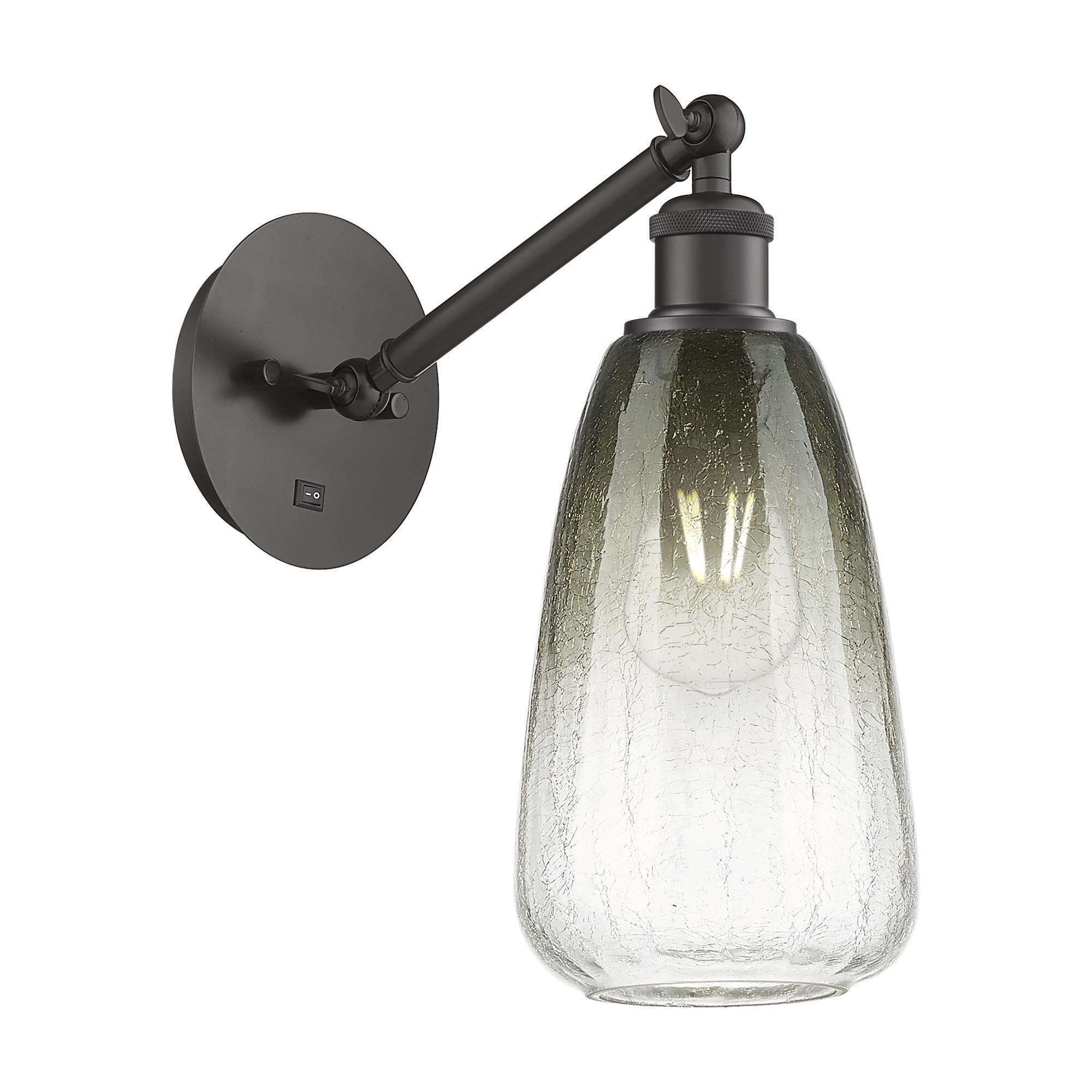 Shown in Oil Rubbed Bronze finish and Slate glass