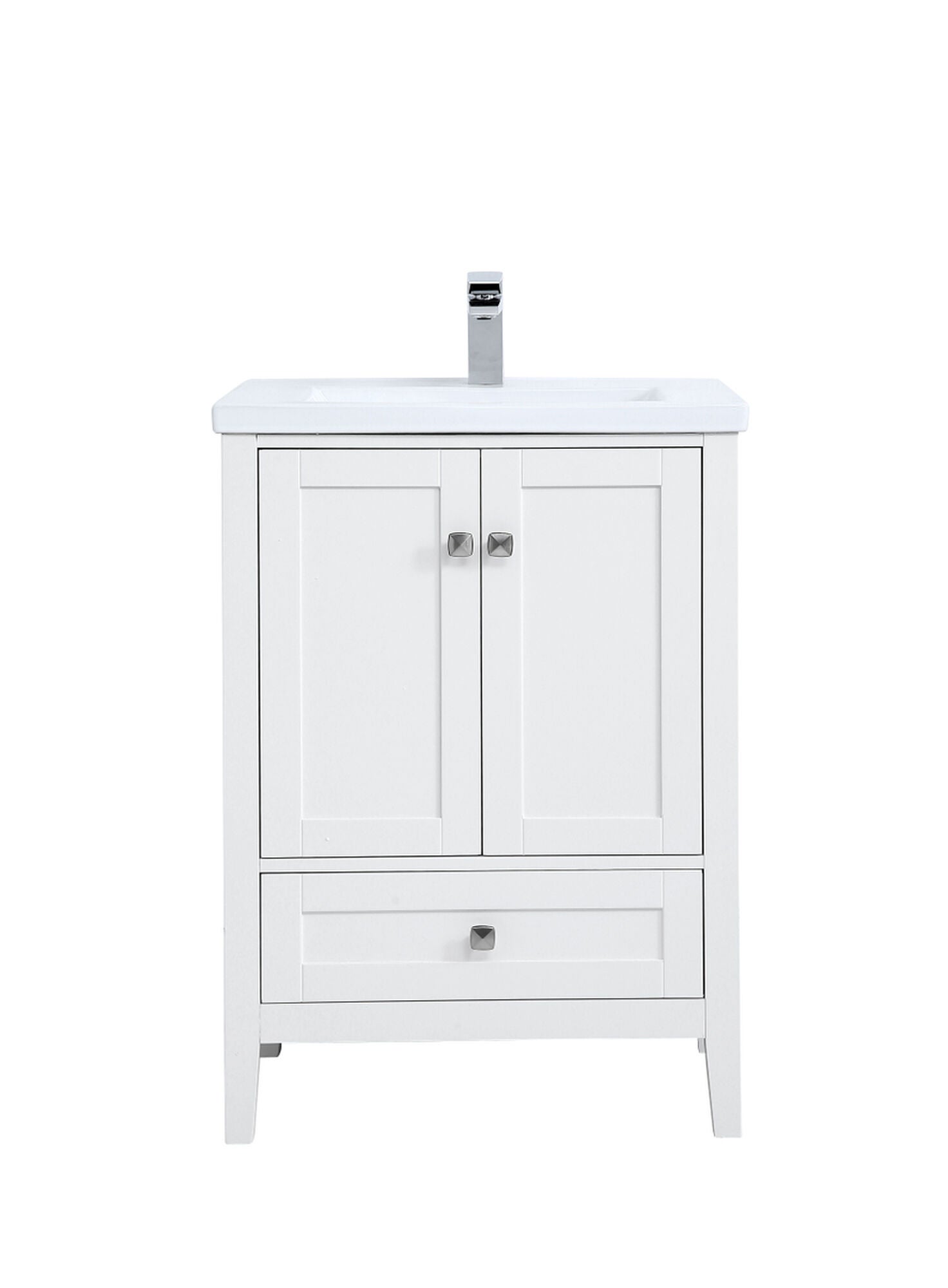 Shown in White finish