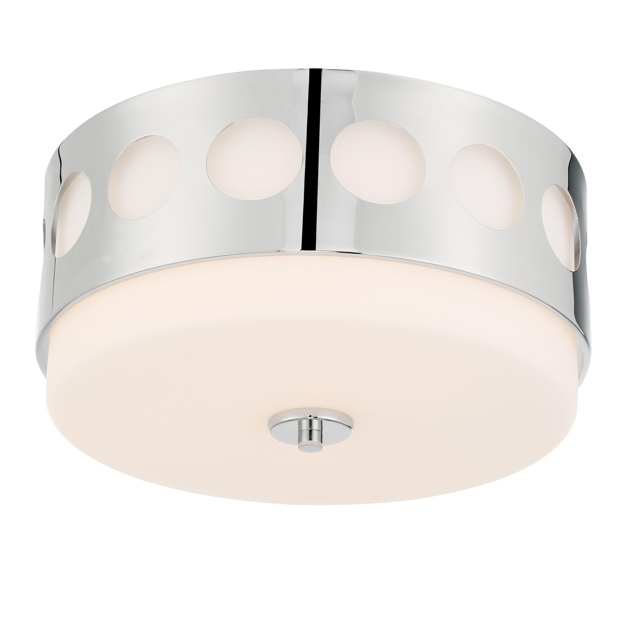 Kirby 13 Inch 2 Light Semi Flush Mount by Crystorama