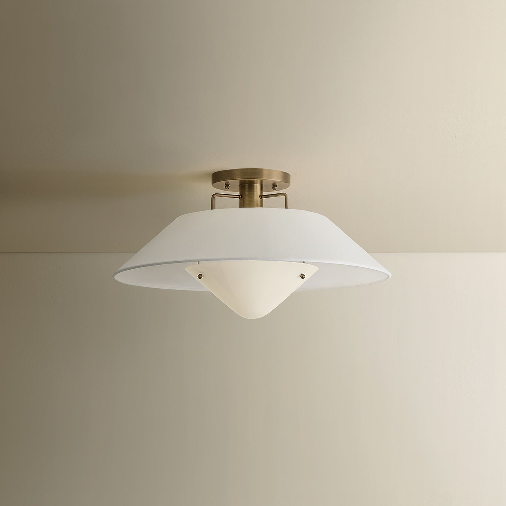 Otto 20 Inch Semi Flush Mount,