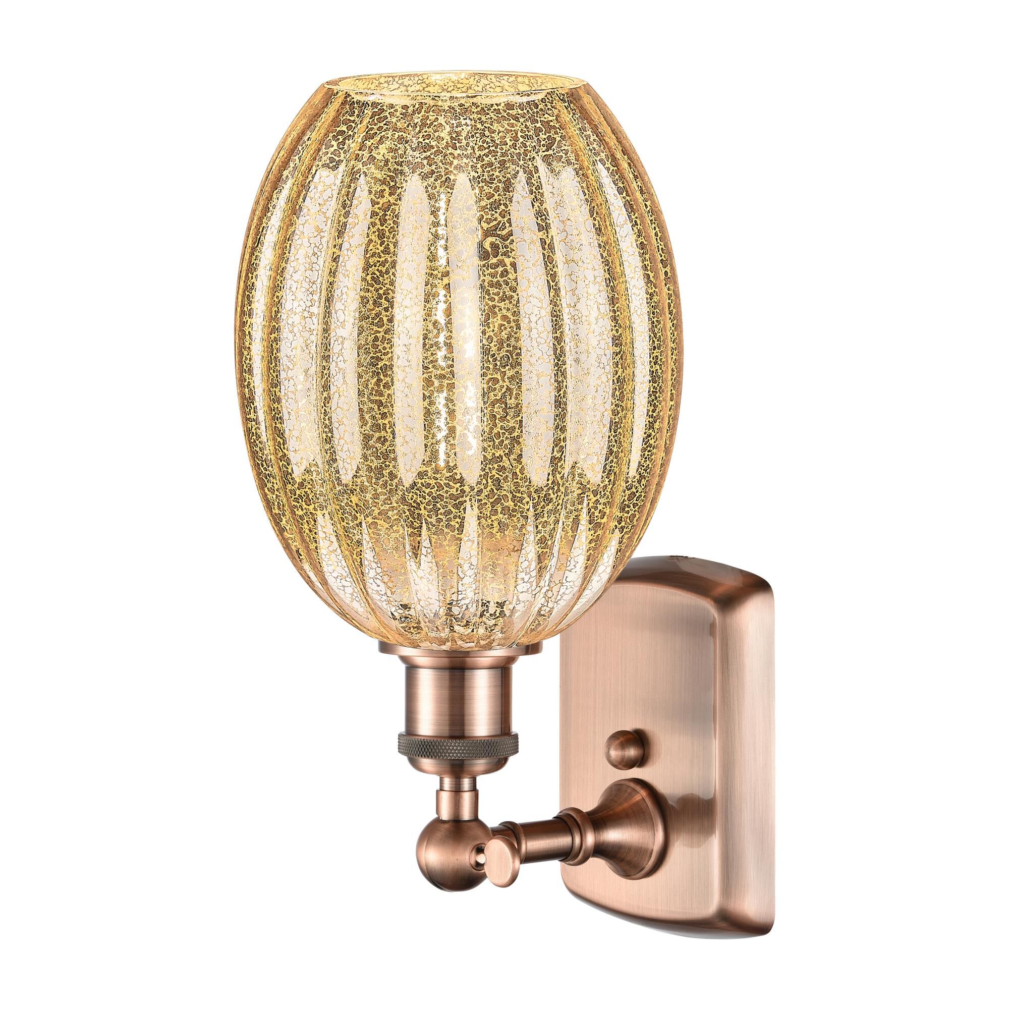 Shown in Antique Copper finish and Mercury glass