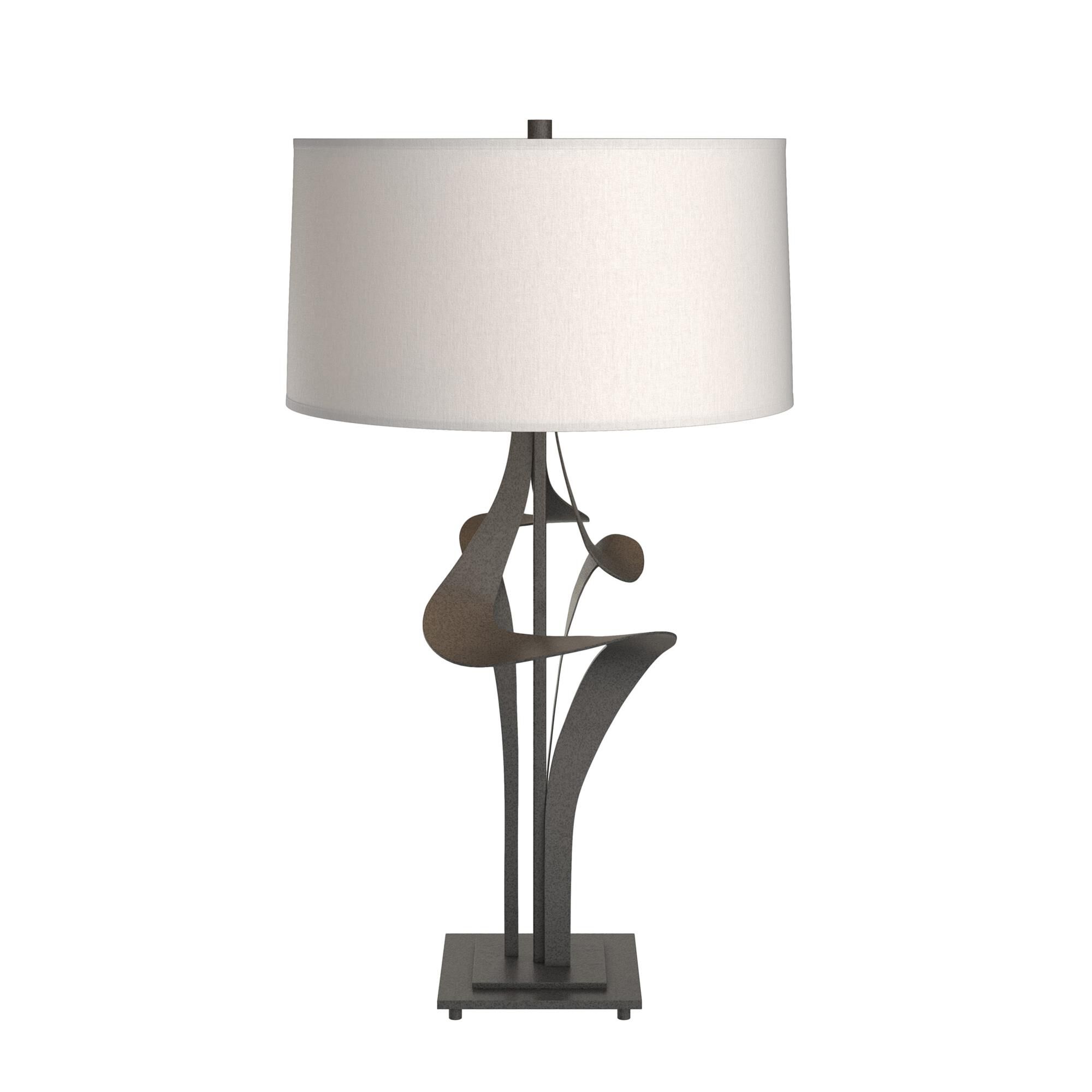 Shown in Natural Iron finish and Flax shade