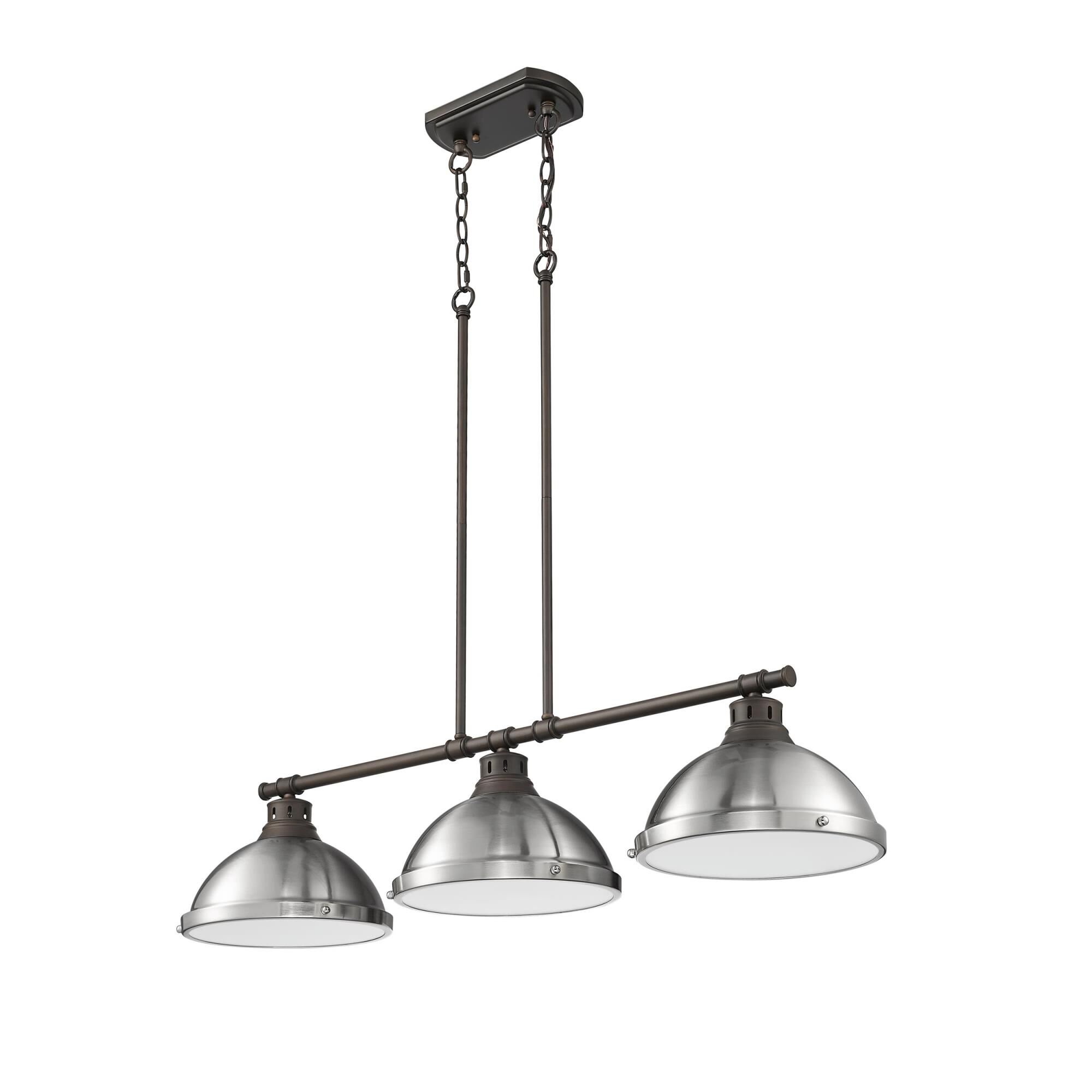 Shown in Pewter finish and Pewter shade