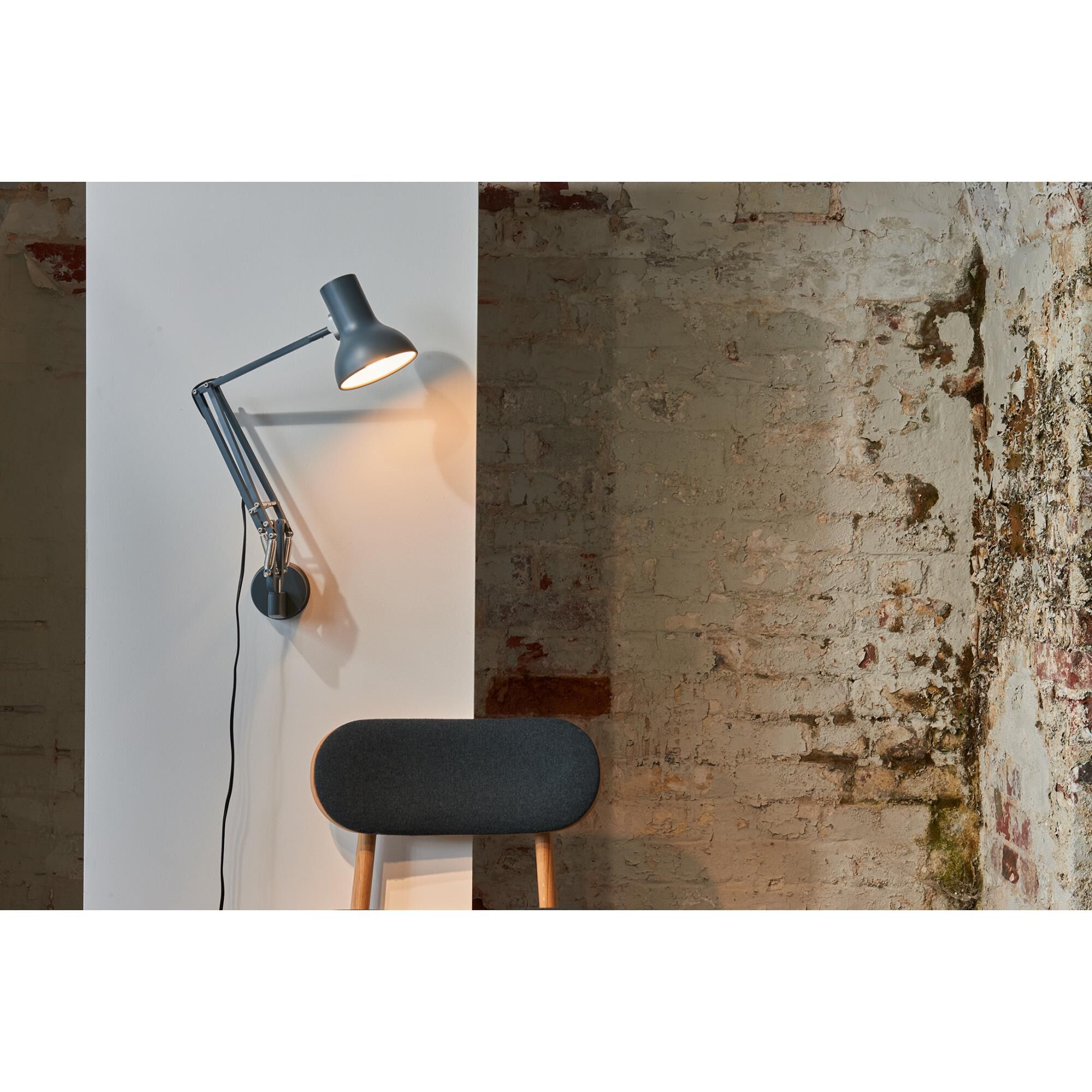 Shown in Slate Grey finish and Aluminum shade