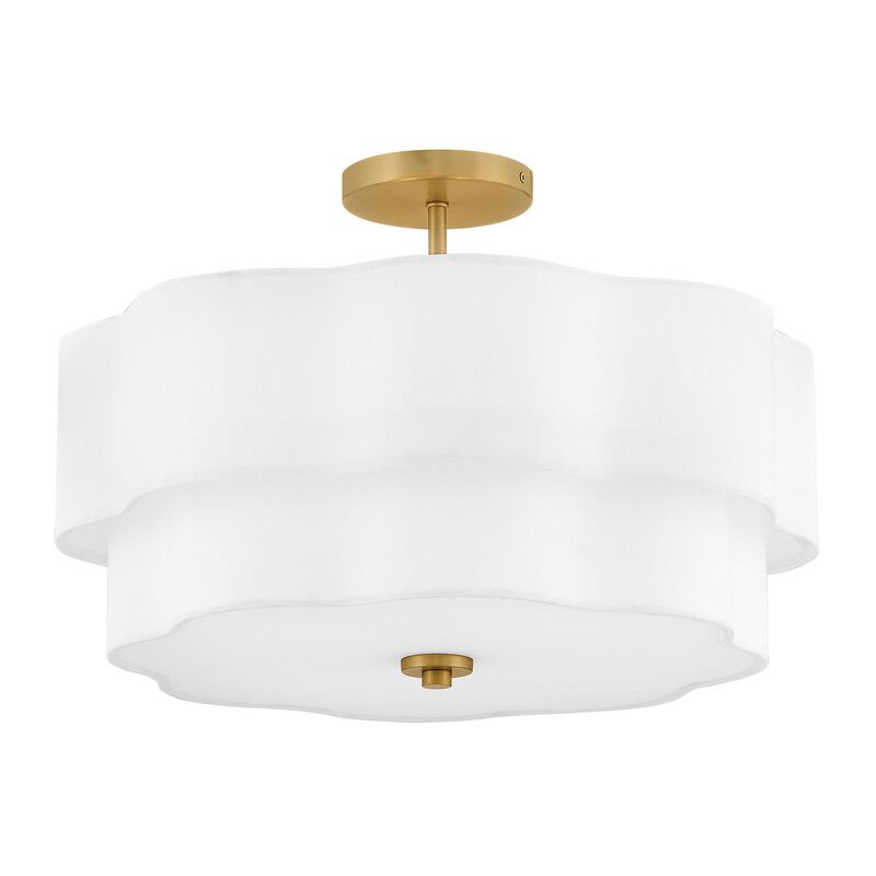 Gwen 20 Inch 4 Light Semi Flush Mount by Hinkley