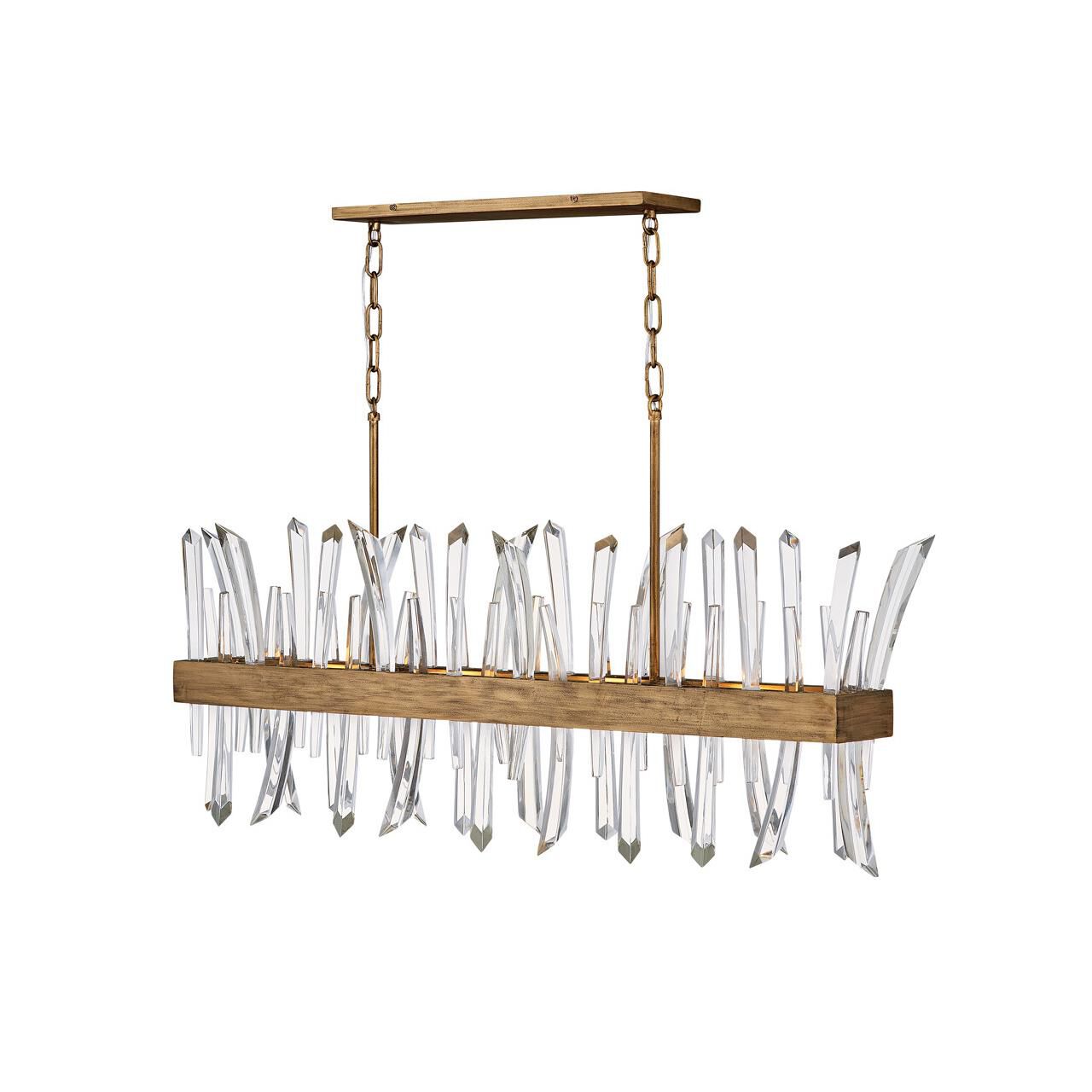 Revel 41 Inch 4 Light Linear Suspension Light by Fredrick Ramond