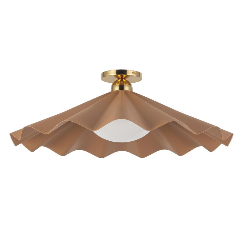 Jason Koharik Furrow 25 Inch Semi Flush Mount by Alora Lighting