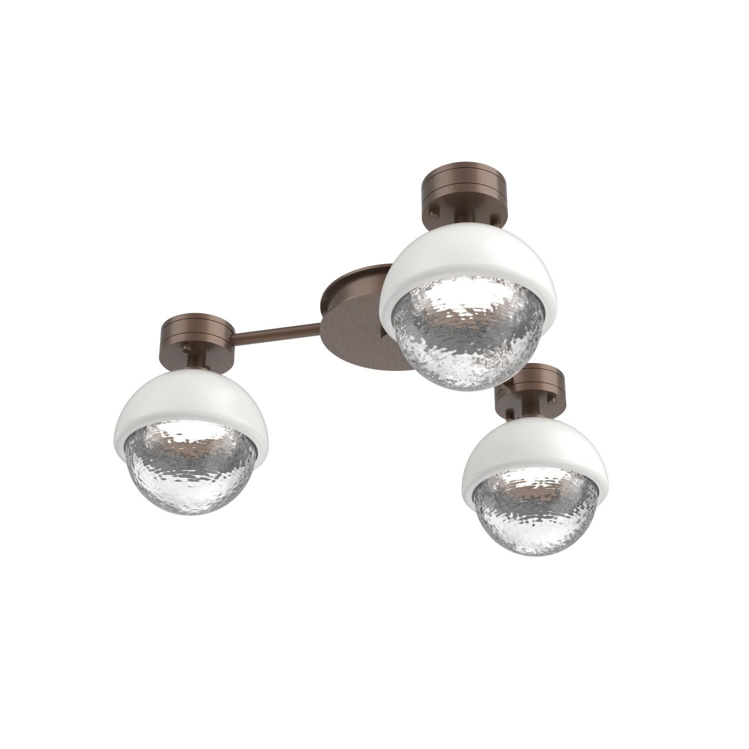 Levi Wilson Cabochon 23 Inch Flush Mount by Hammerton Studio