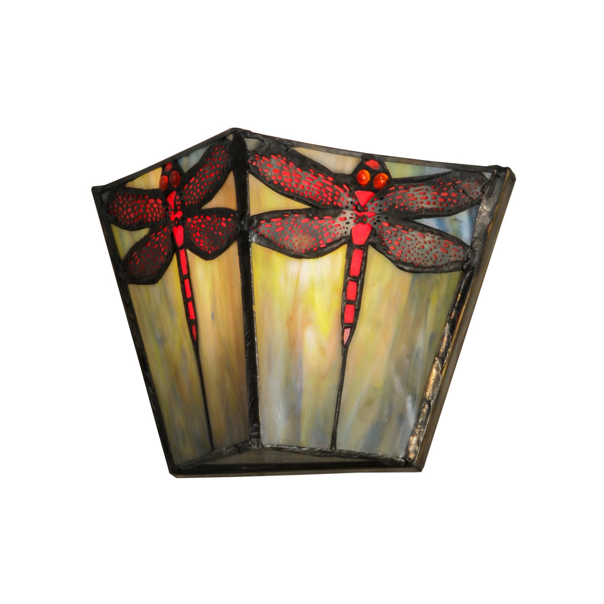 Shown with Ruby-Sunflower-Green-Blue glass