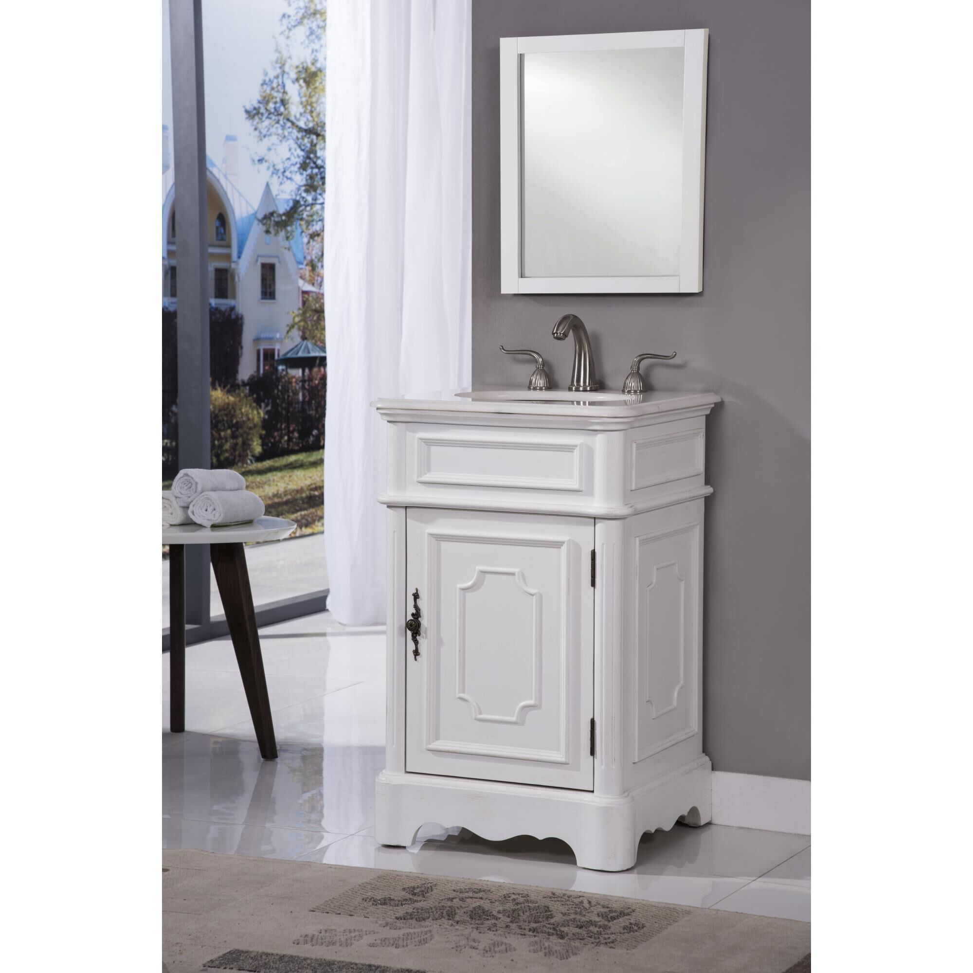 Retro Bath Vanity by Elegant Decor