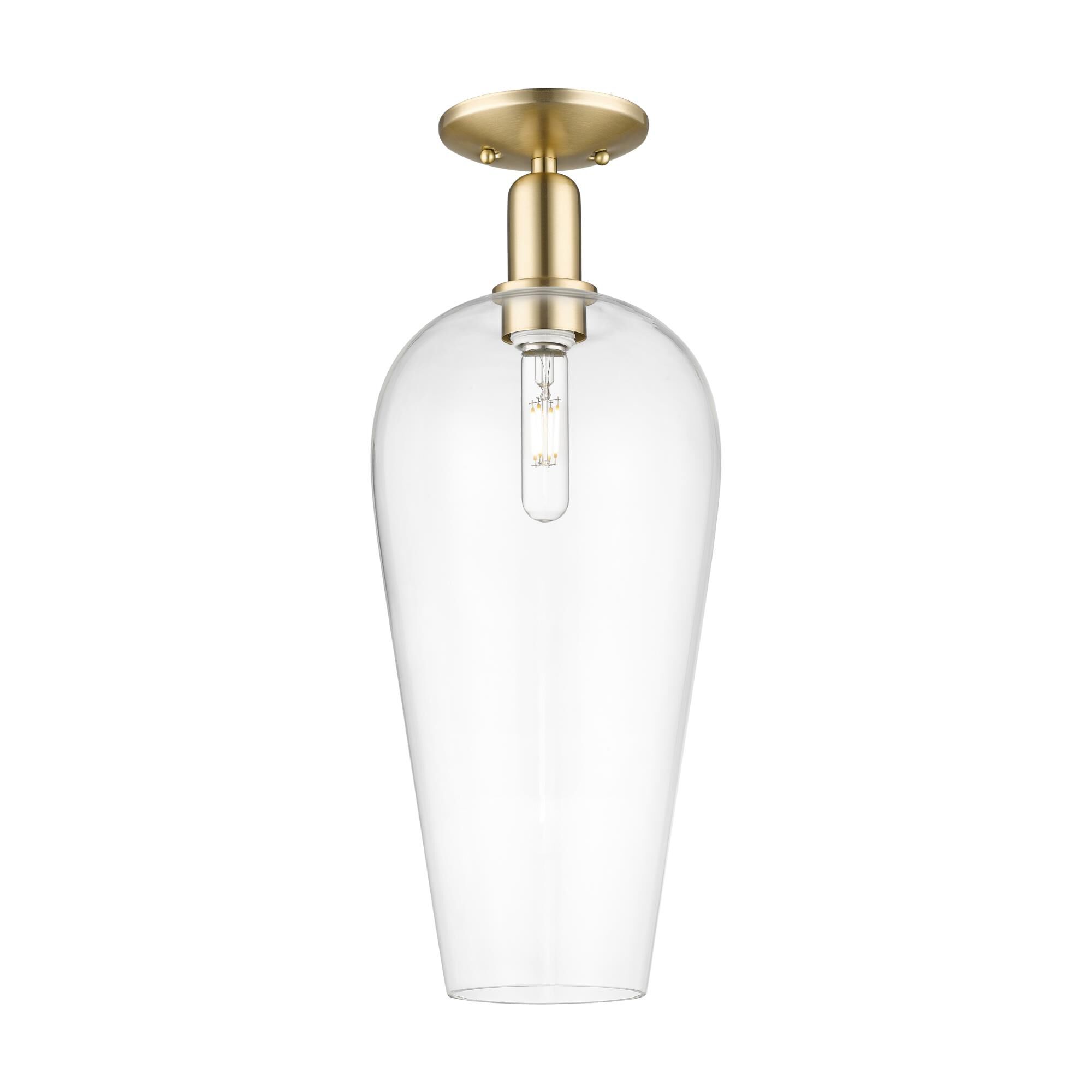 Shown in Polished Chrome finish and Clear Deco Swirl glass