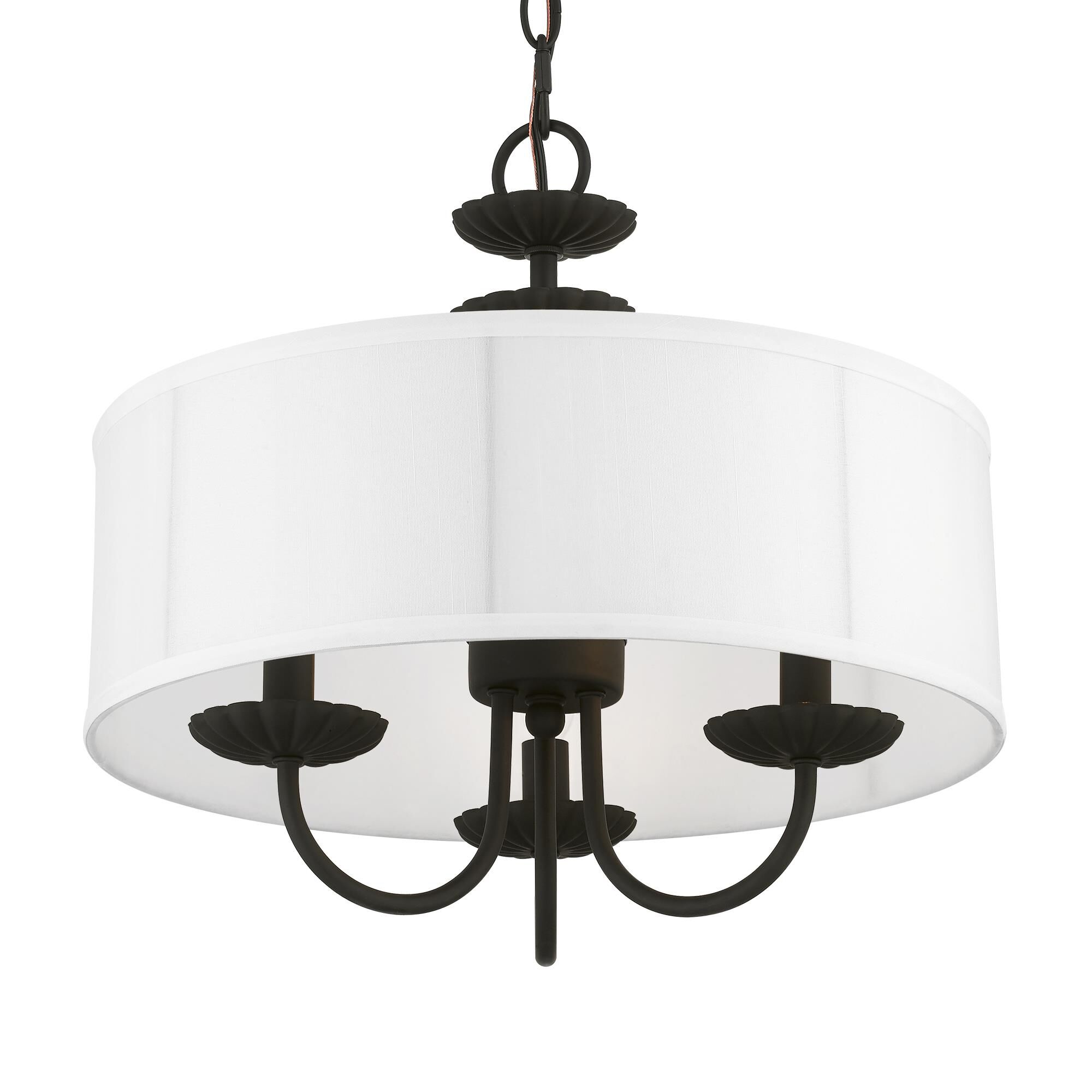 Brookdale 3 Light Mini Chandelier by Livex Lighting