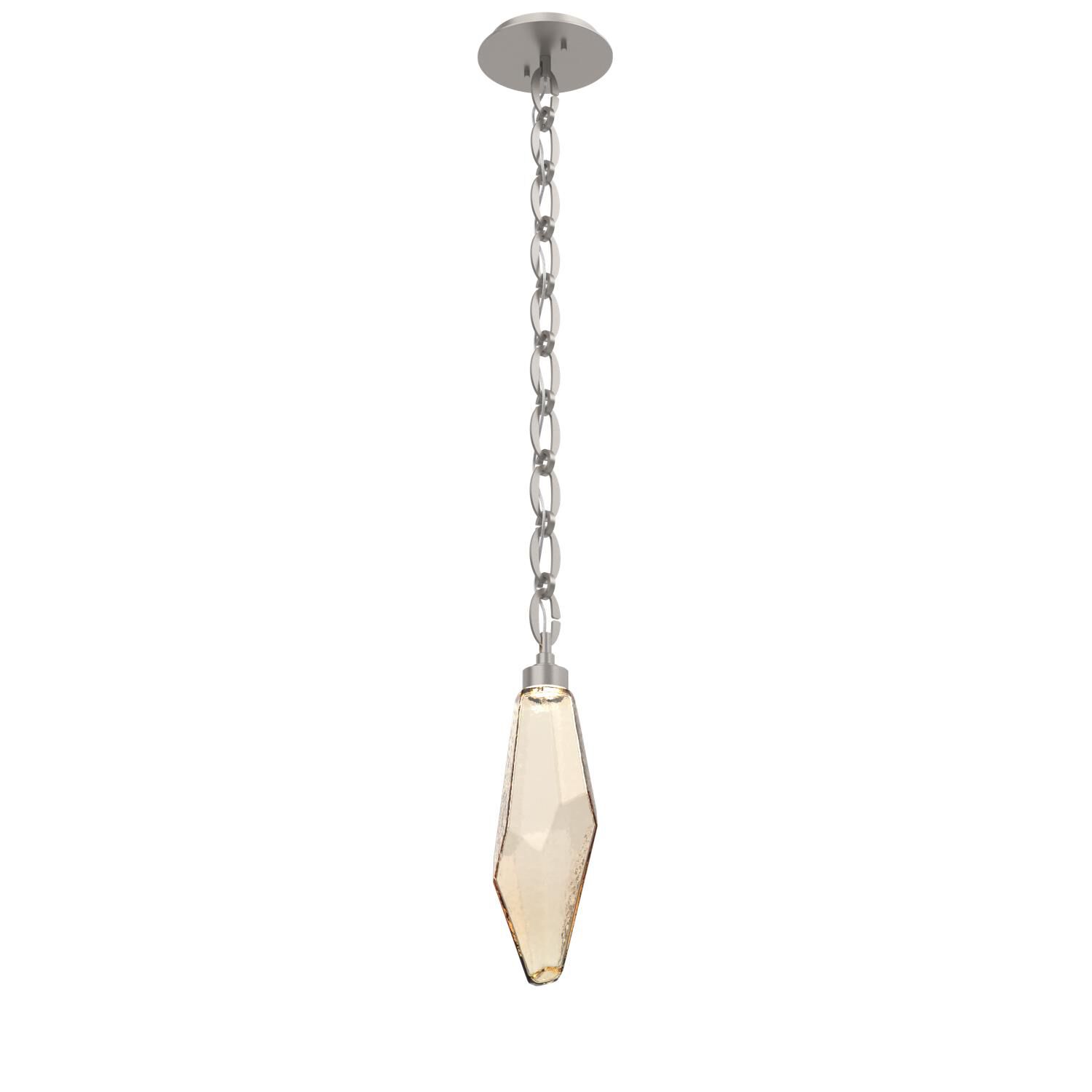 Levi Wilson Rock Crystal 6 Inch Mini Pendant by Hammerton Studio